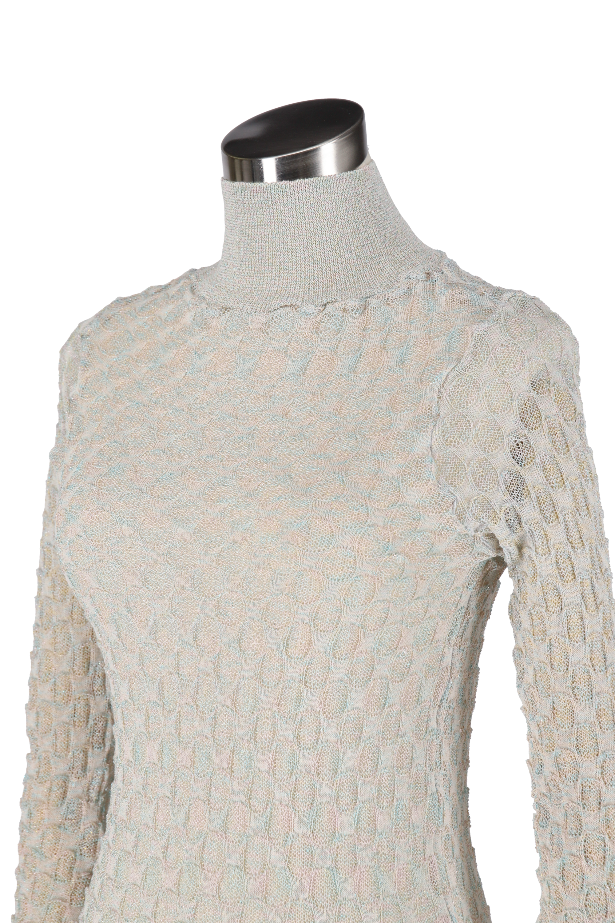 Bubble knit pullover - Ivory
