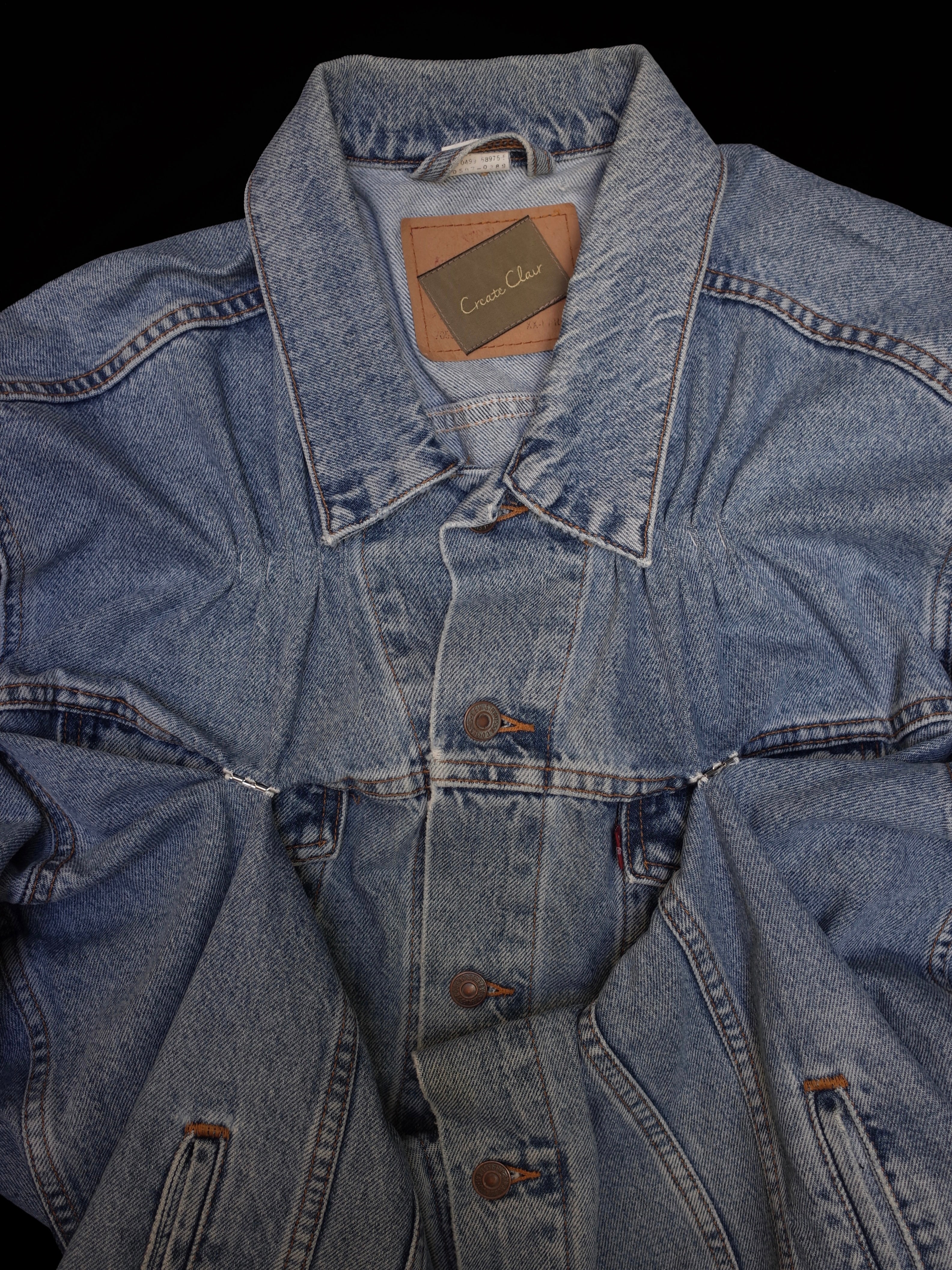 ATELIER by Create Clair / Remake denim jacket - Blue