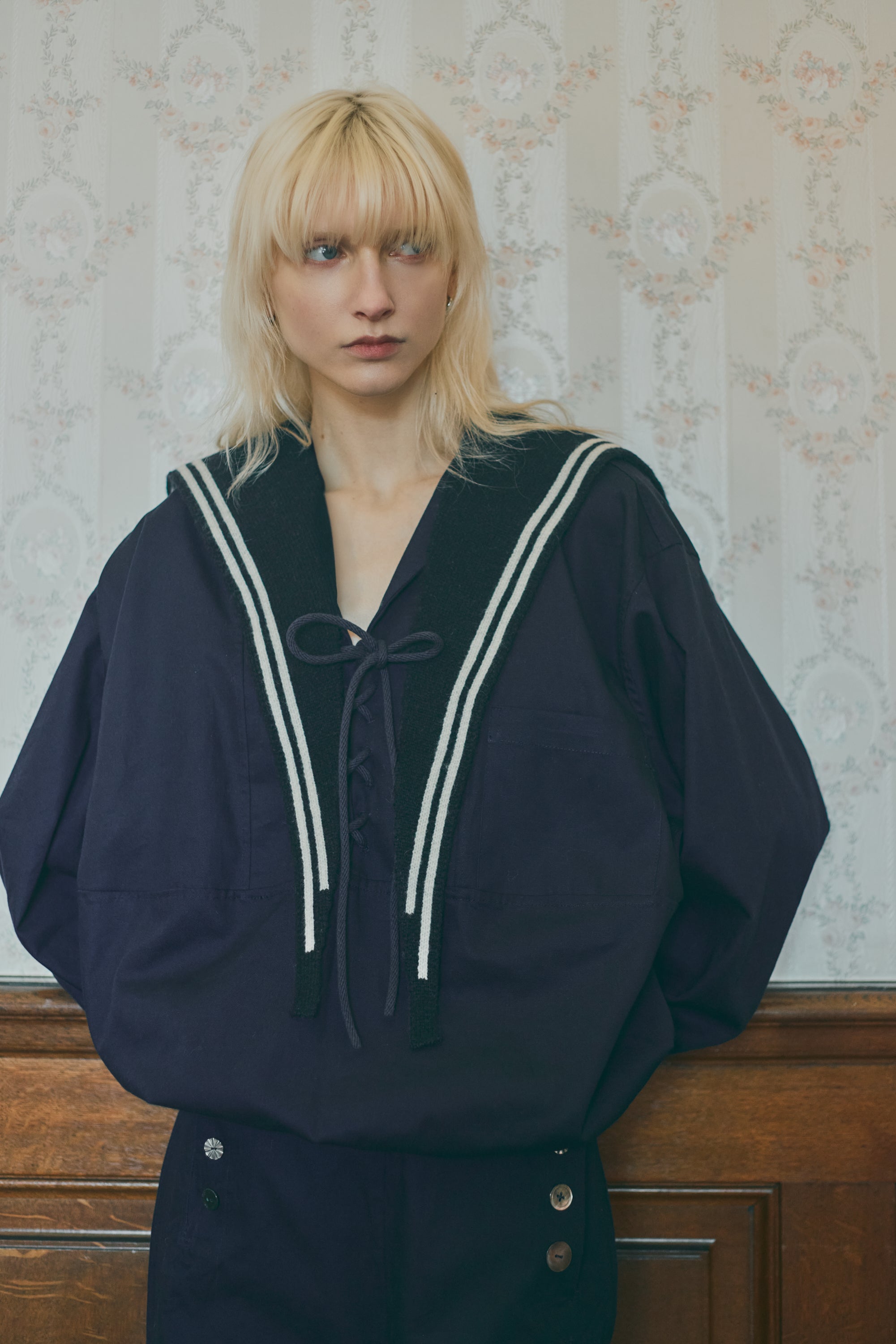 Sailor smock shirt - Ivory