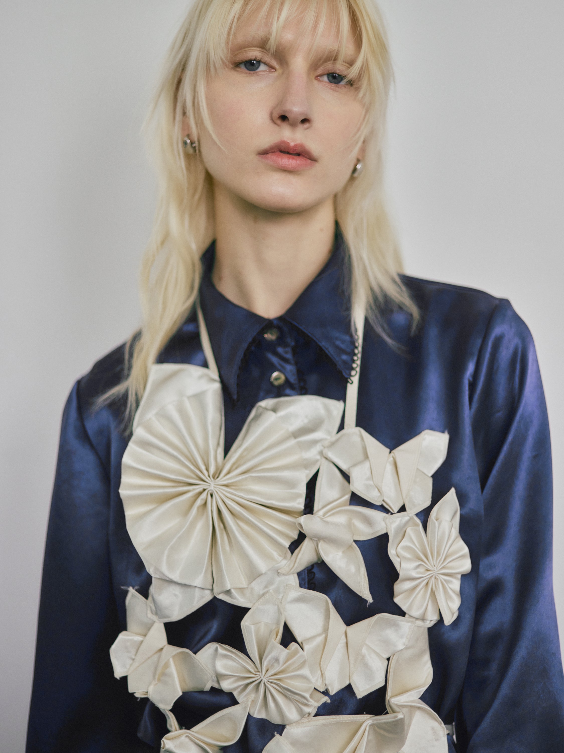 Origami bustier - Ivory