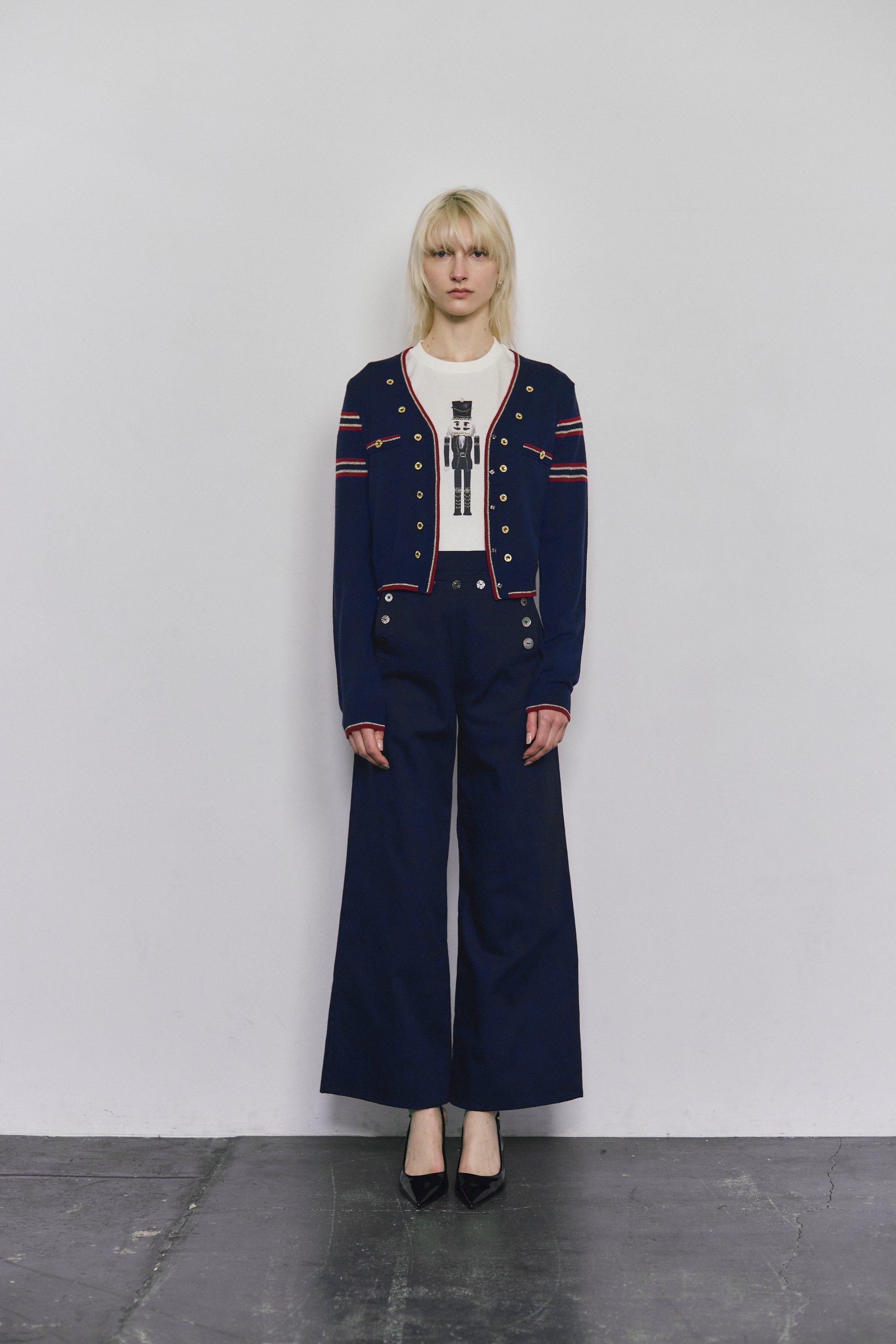 Hans cardigan - Navy