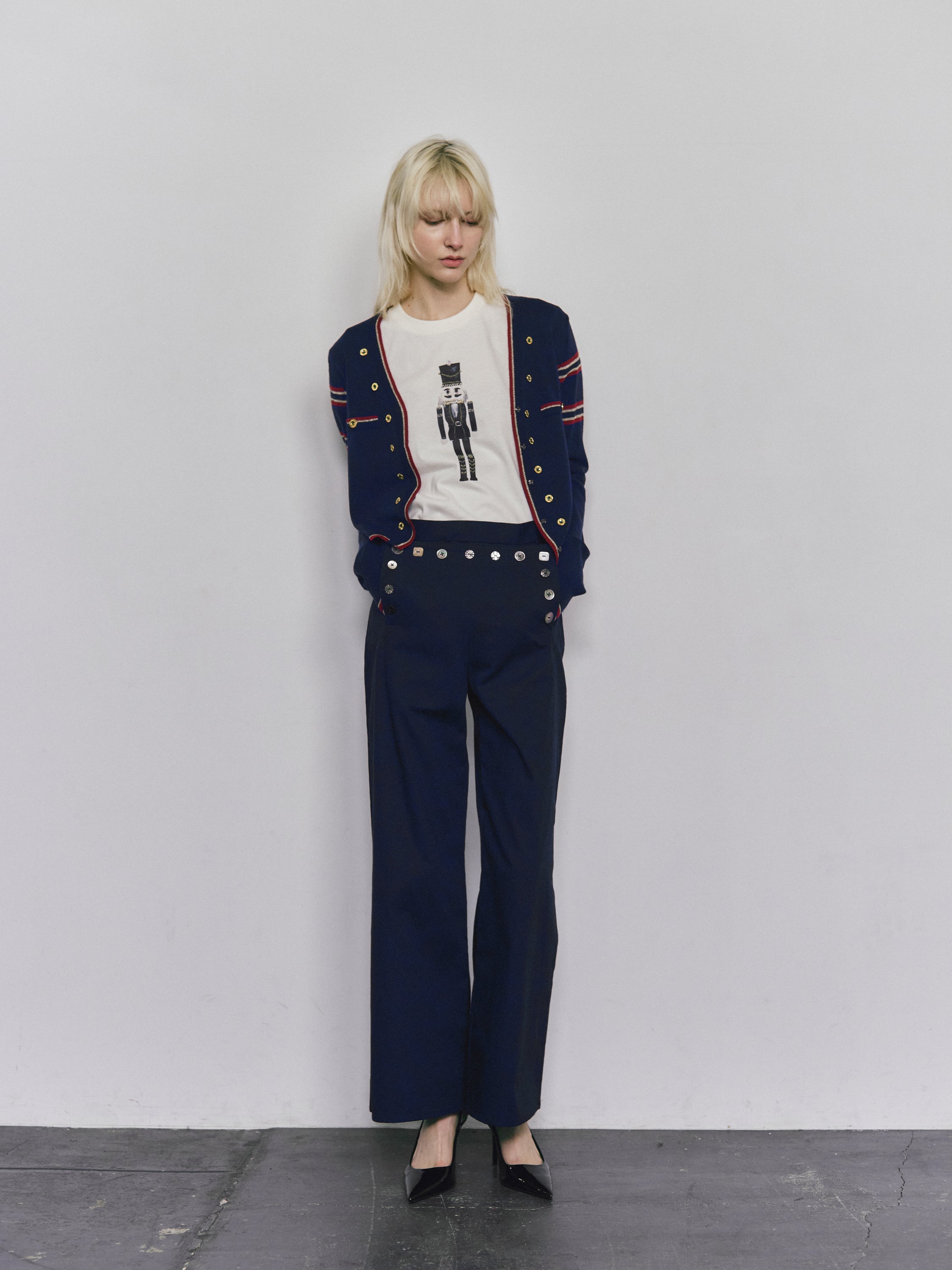 Hans cardigan - Navy