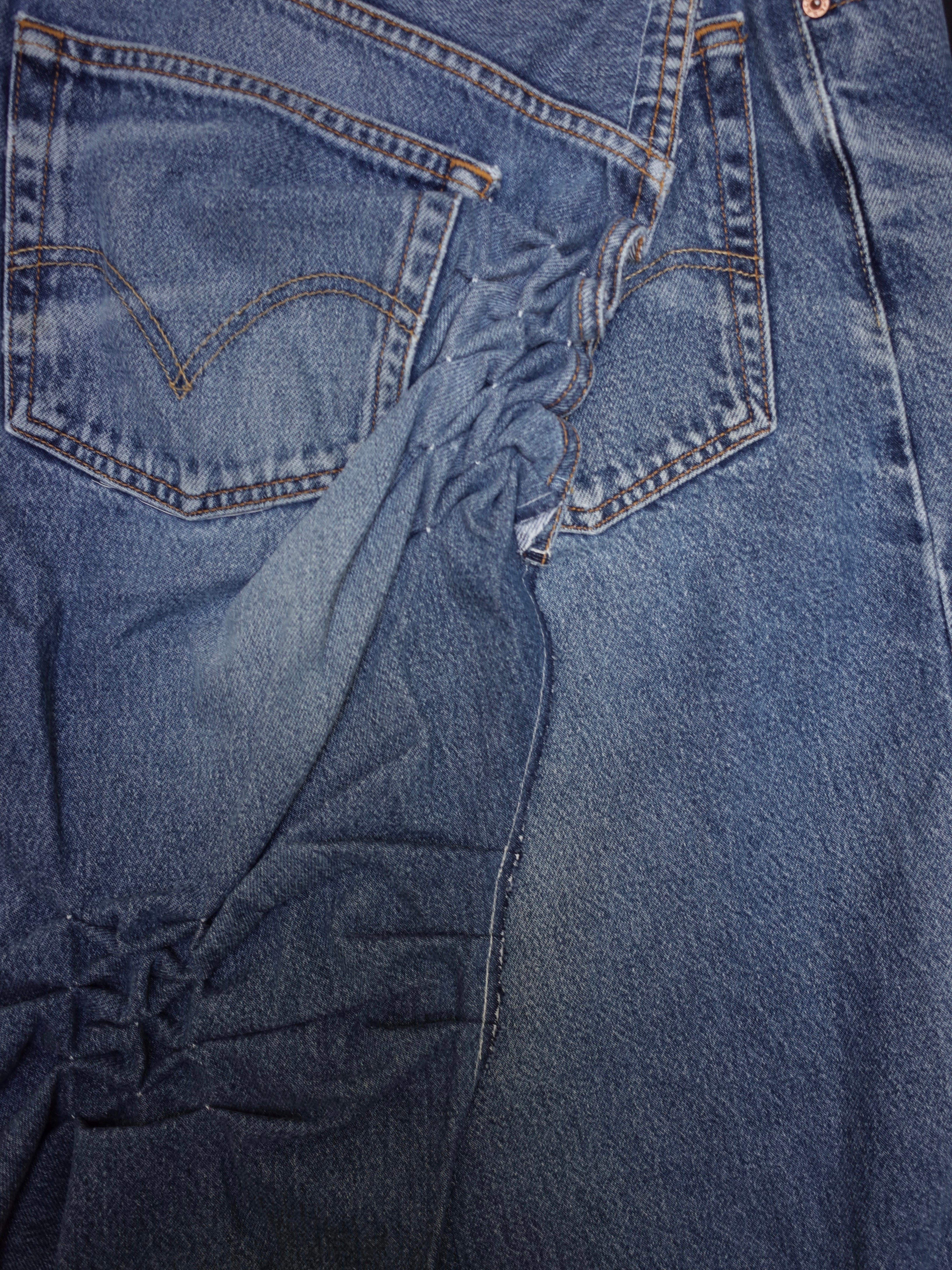 ATELIER by Create Clair / Remake denim skirt - 3 - Blue - S