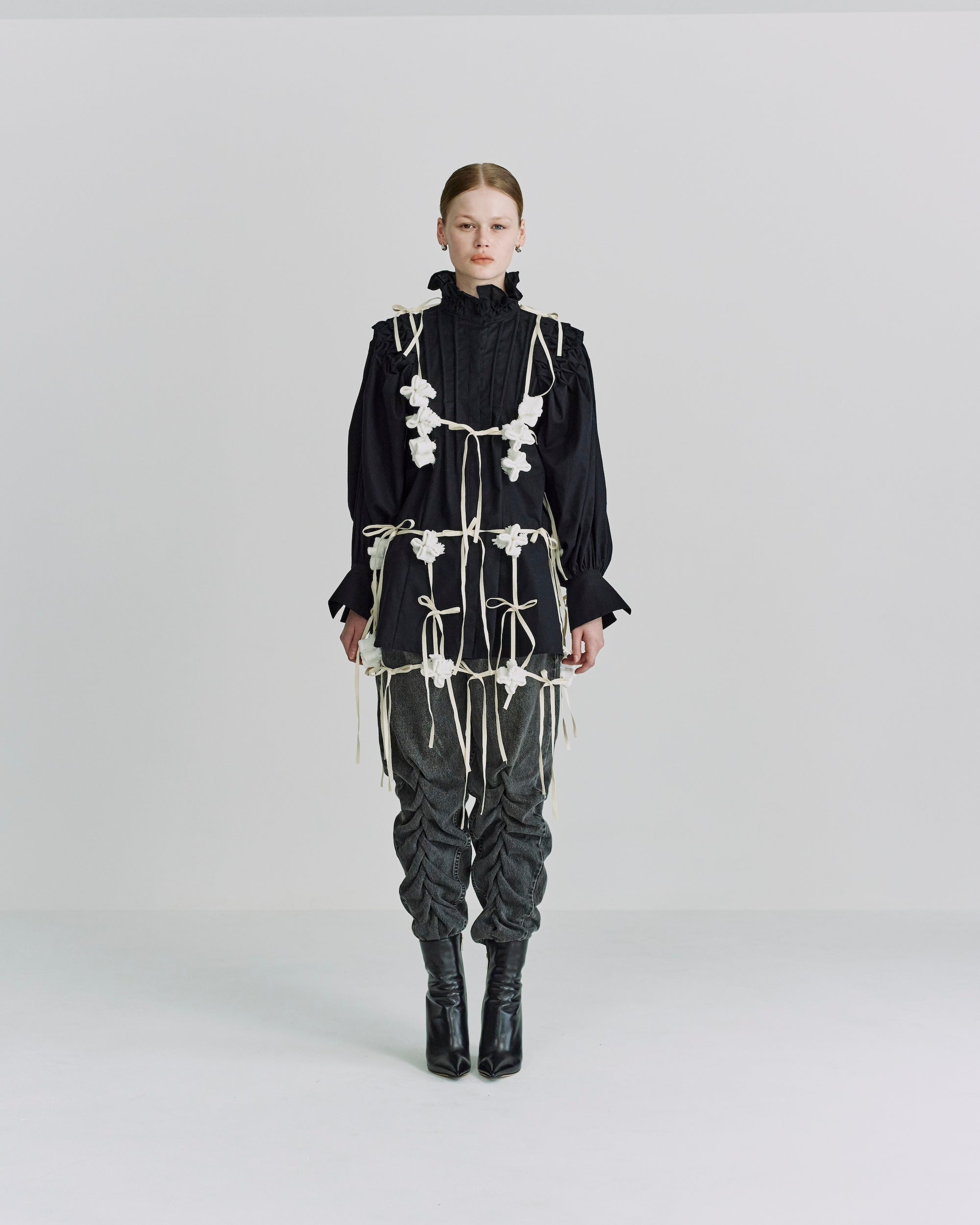 ATELIER by Create Clair / Remake denim - Black
