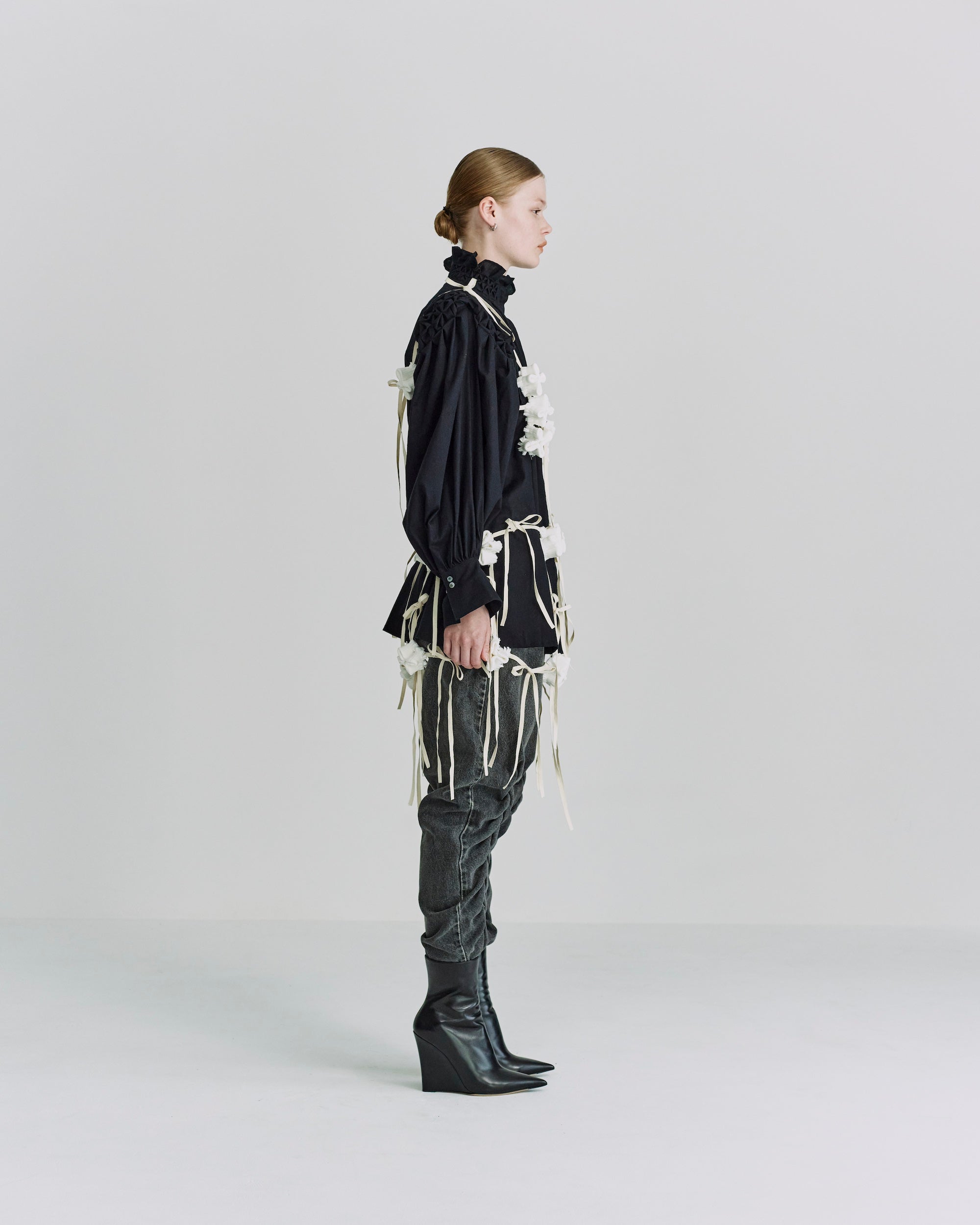ATELIER by Create Clair / Remake denim - Black