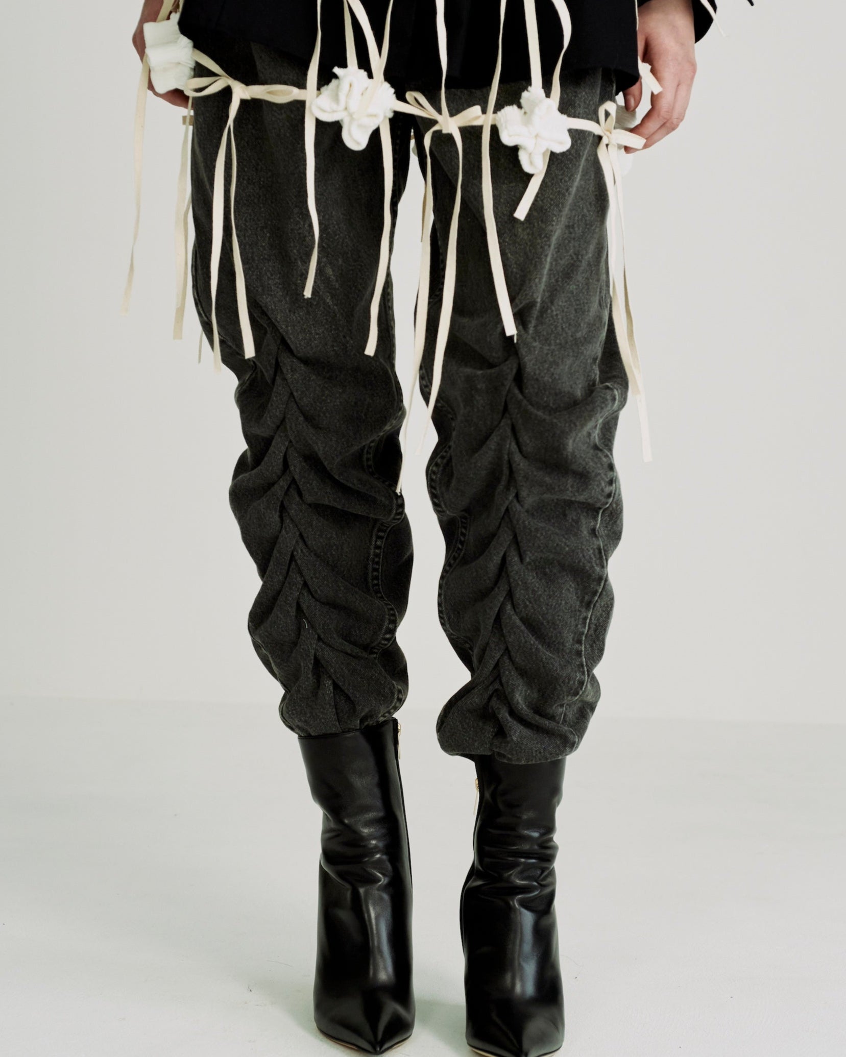 ATELIER by Create Clair / Remake denim - Black