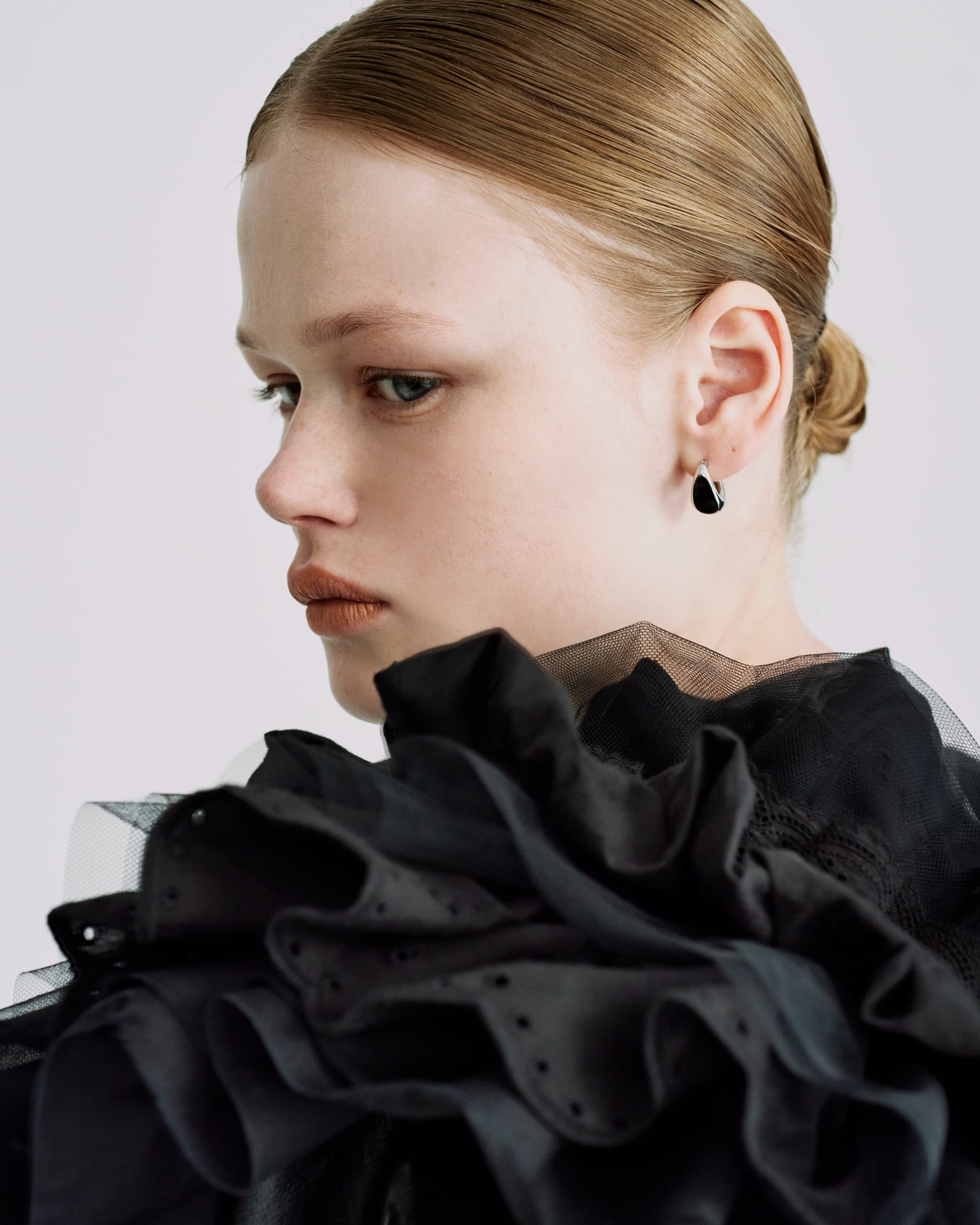 Frill vest - Black