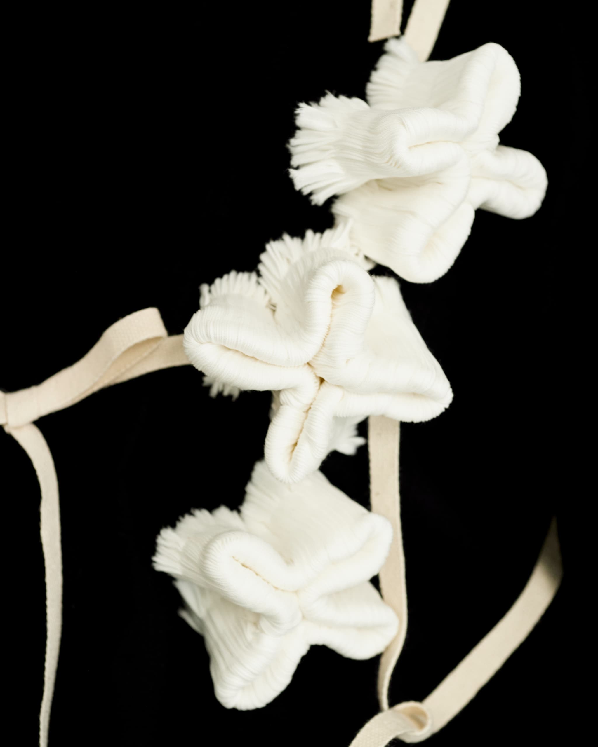 Preater bloom skirt - ribbon - White