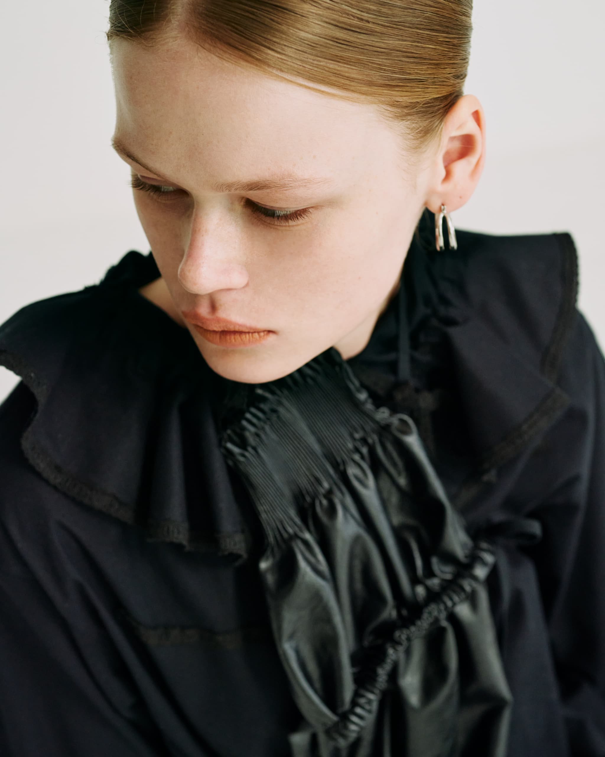 Preater apron dress - Black-leather