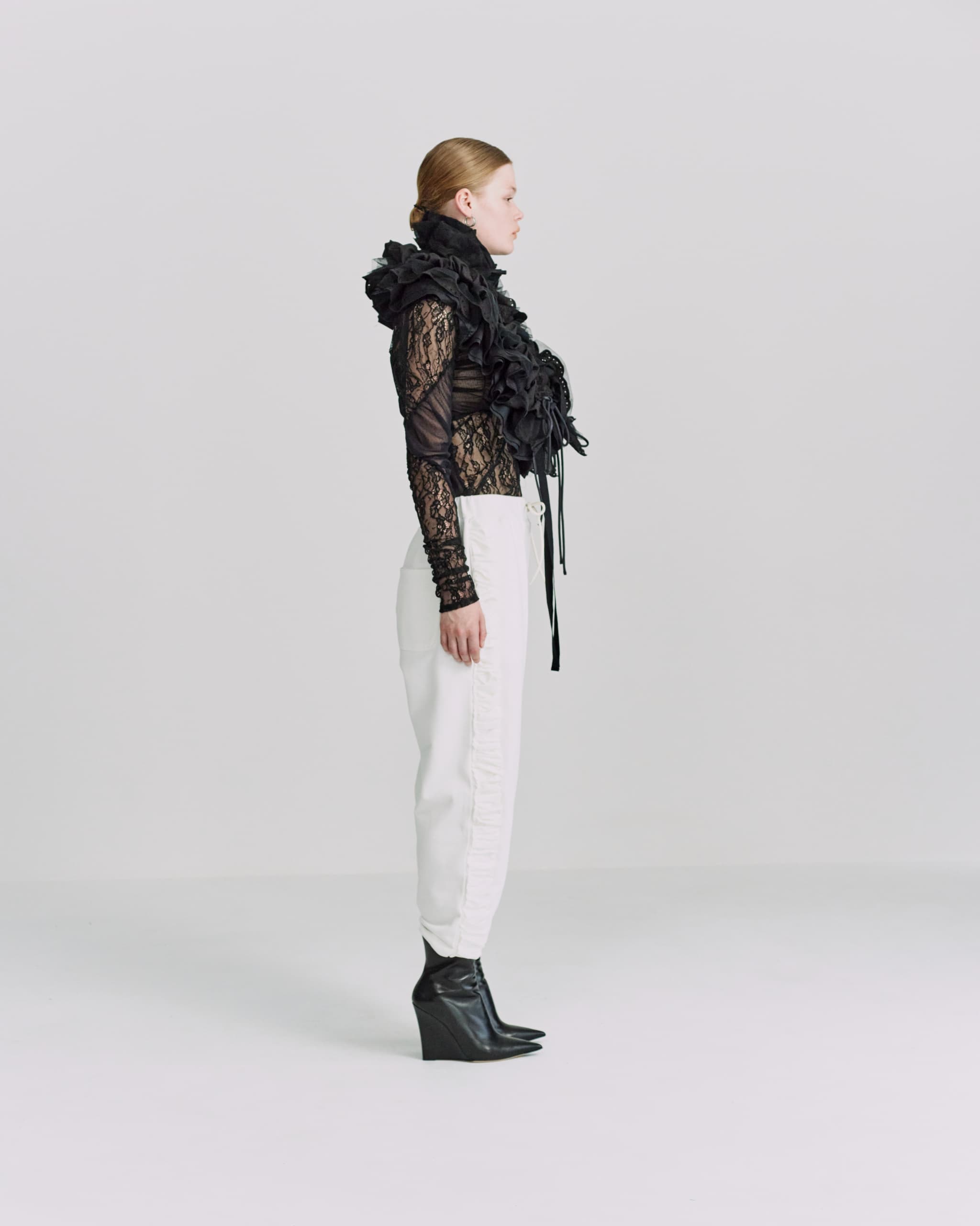 Frill vest - Black