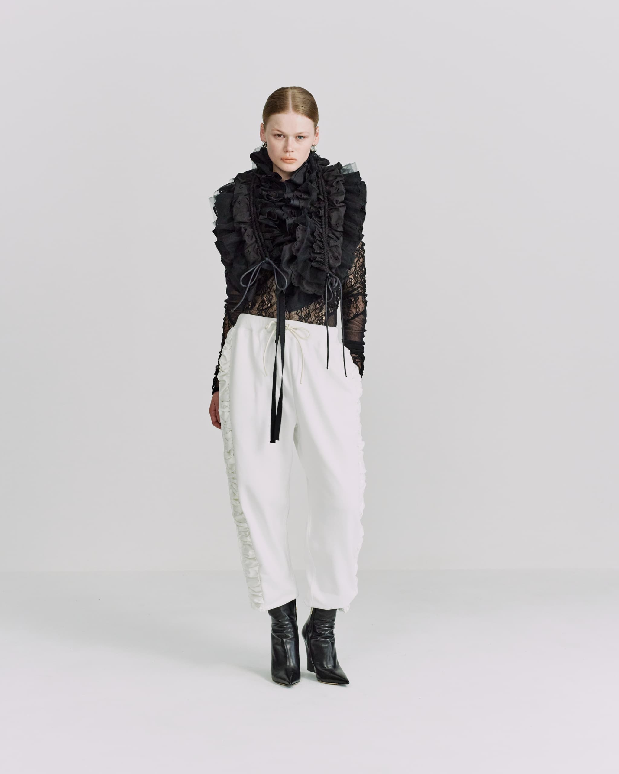 Frill vest - Black