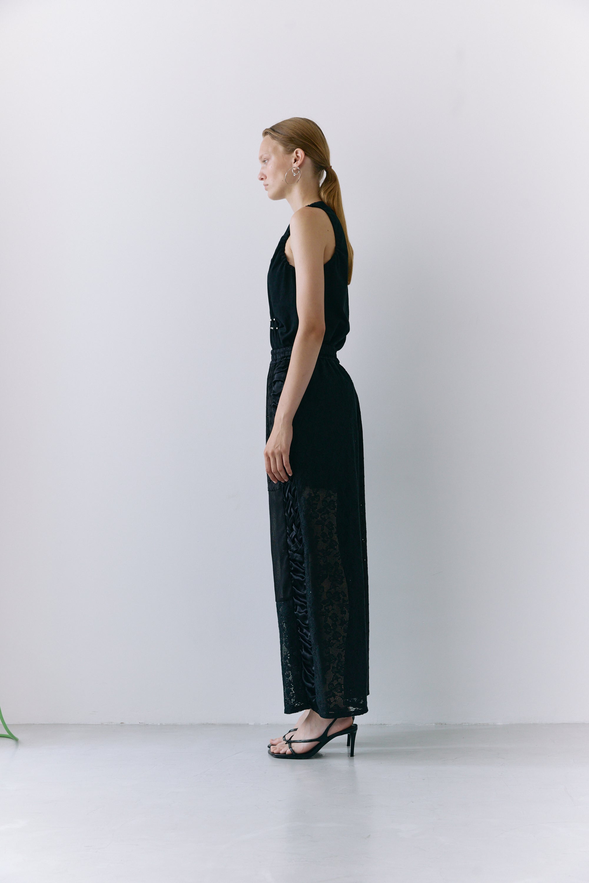 Assemblage smocking gather tank top - Black