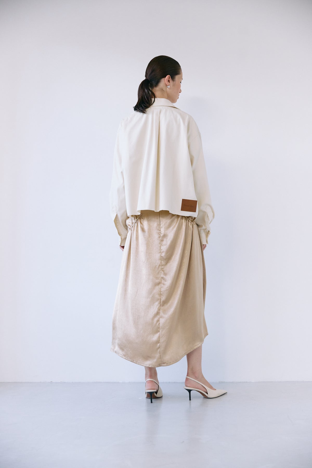 Double zip shirt jacket - Off-white