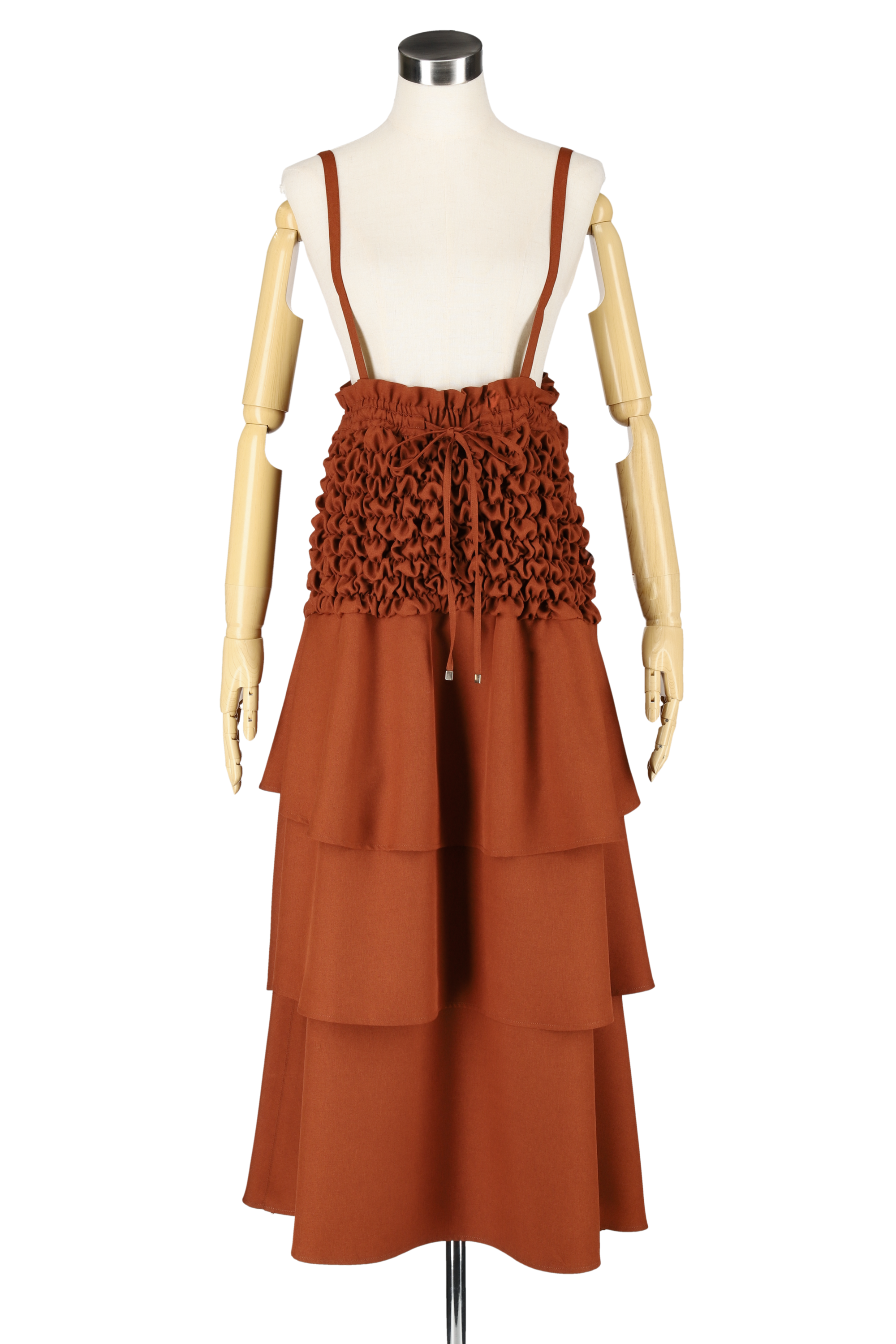 Ruffle skirt - Brown