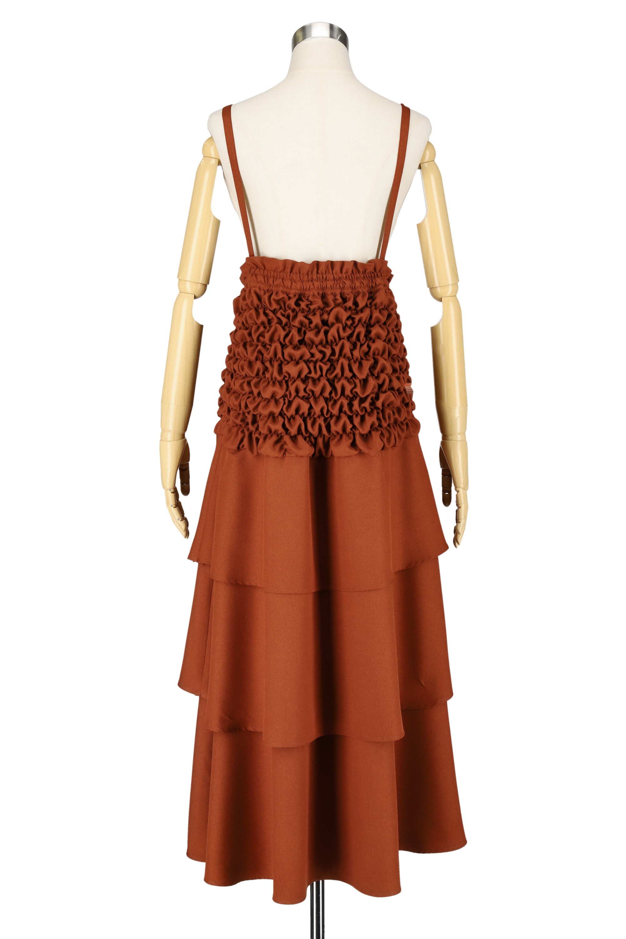 Ruffle skirt - Brown