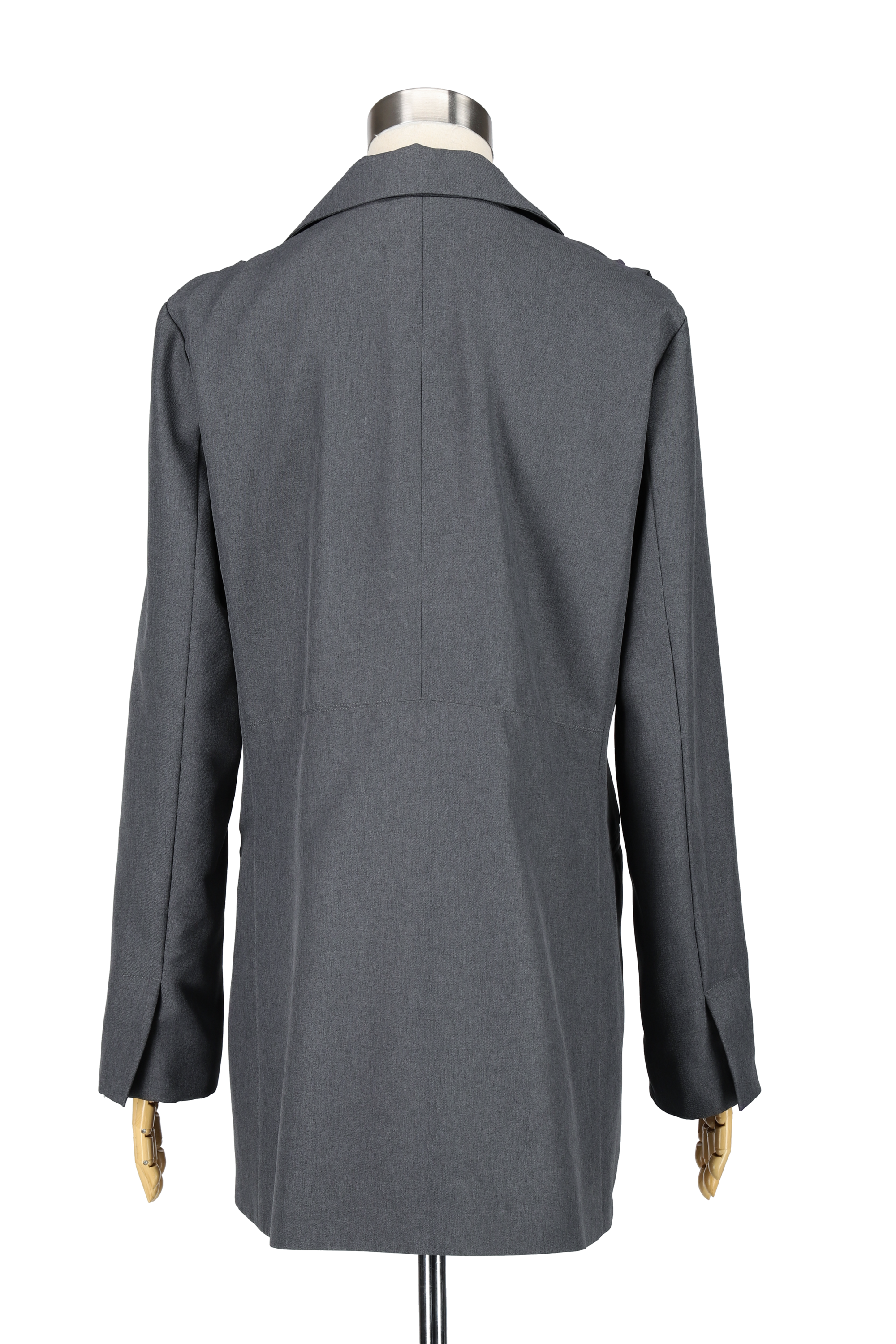 Shoulder smocking jacket - Gray