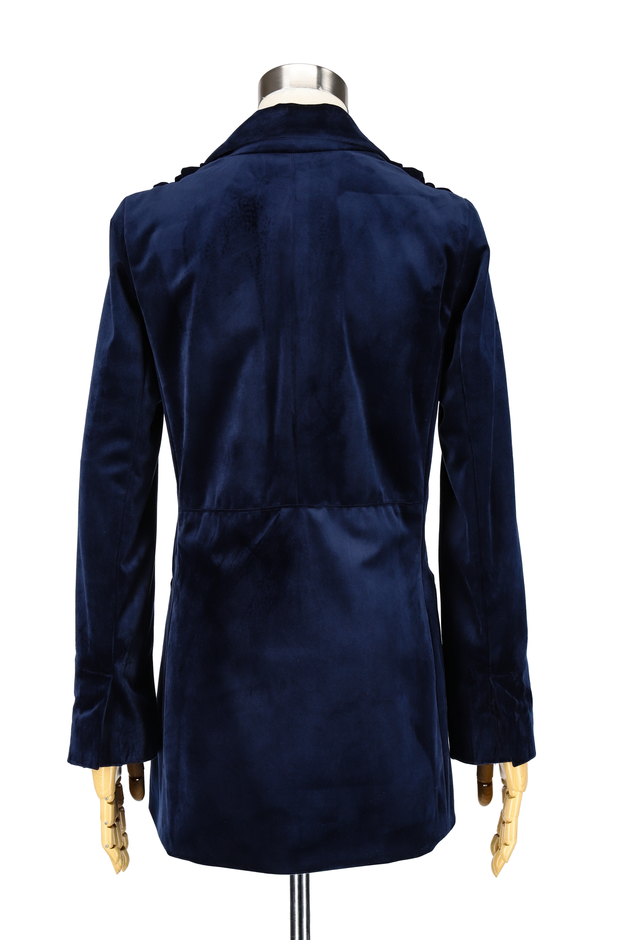 Shoulder smocking jacket - Navy