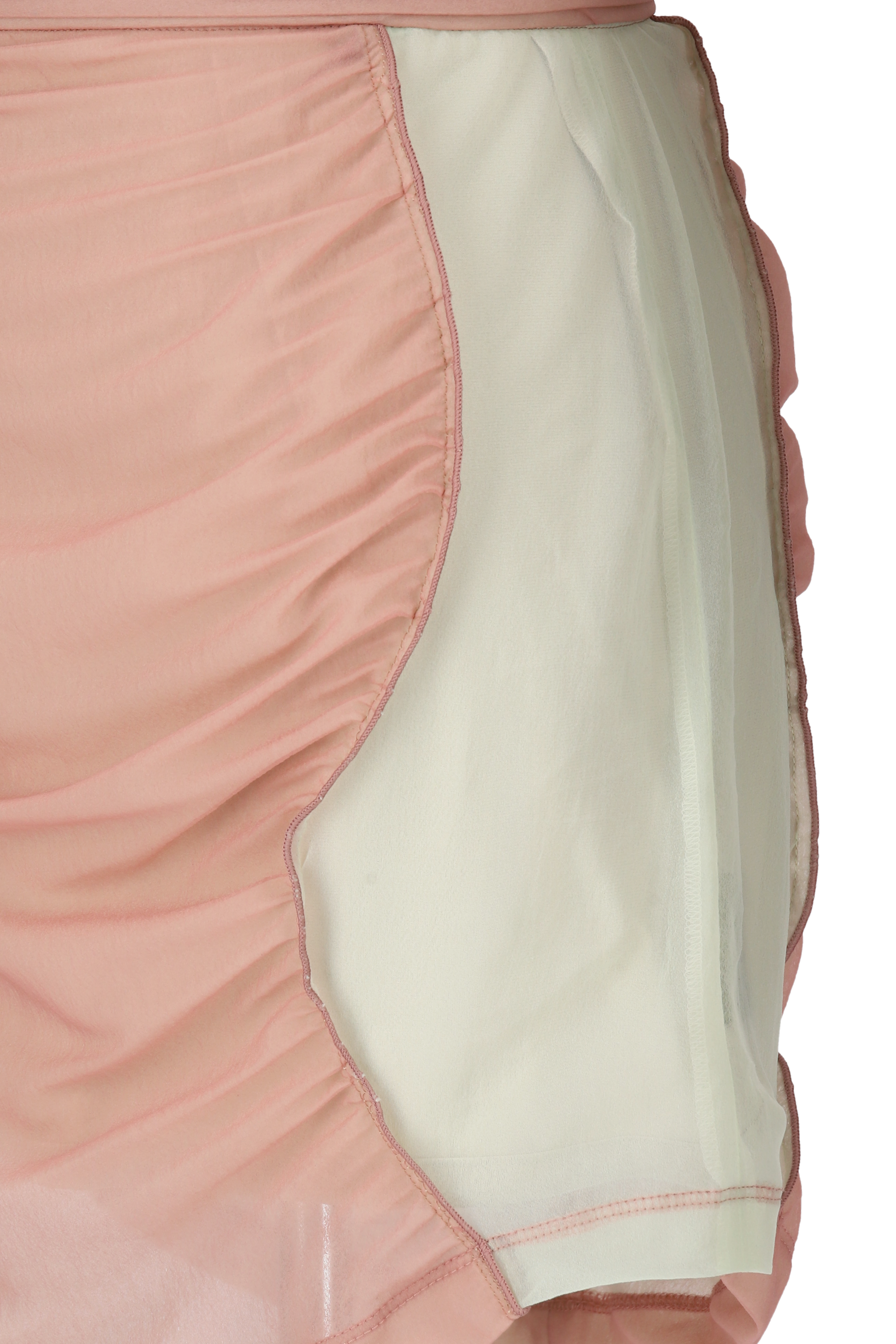 Sheer mini skirt