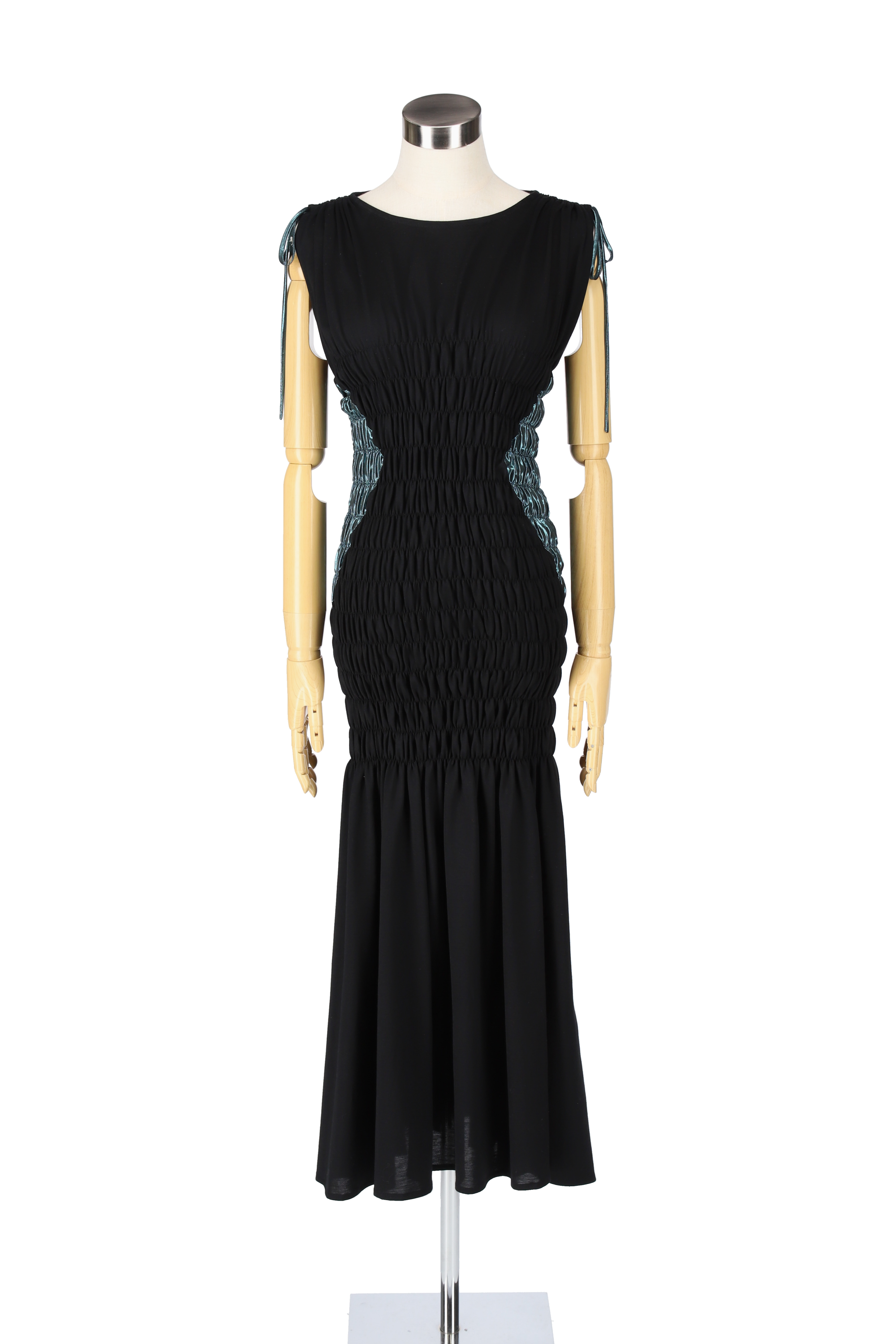 Foil cut dress - Black