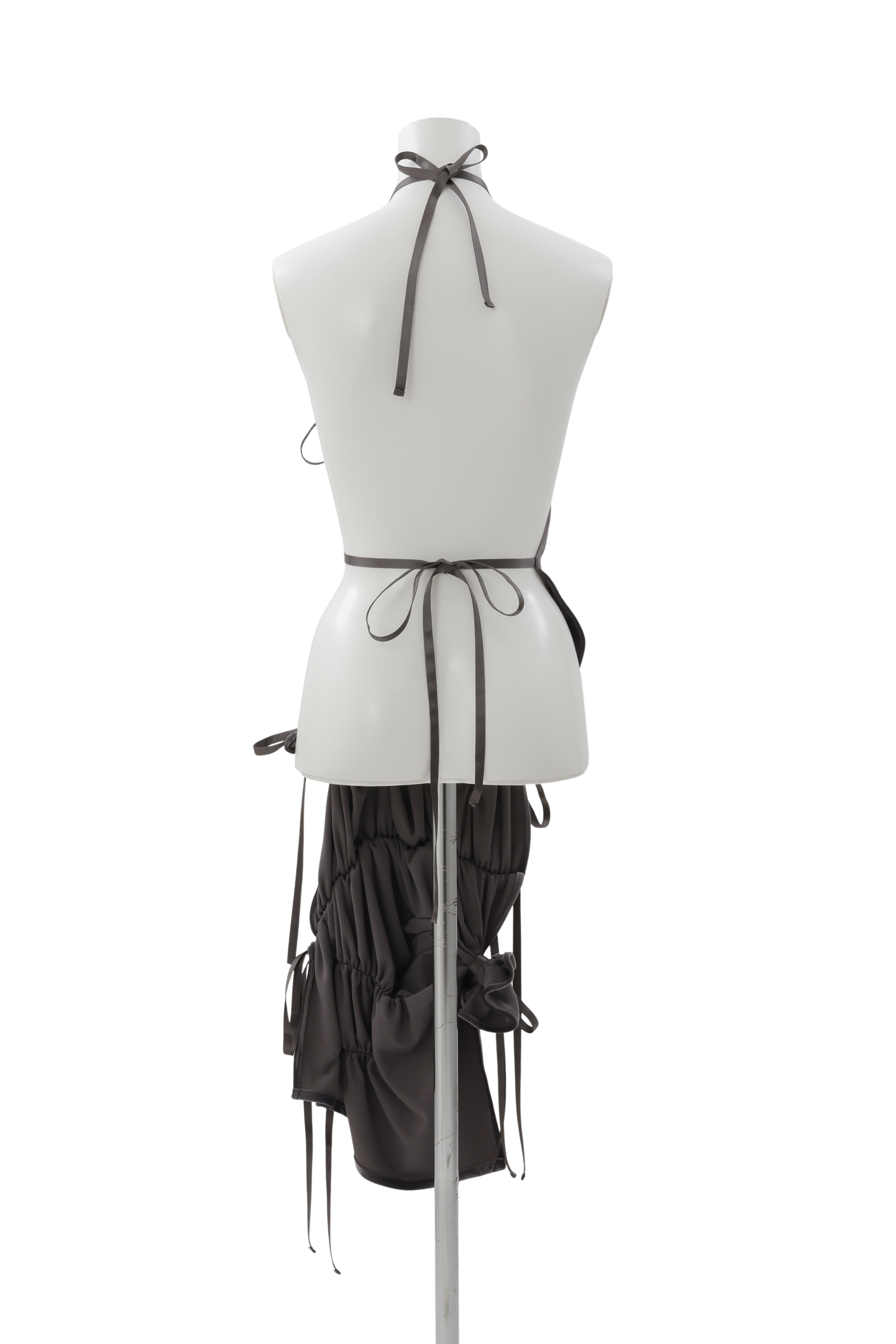 Preater apron dress - Gray-velor