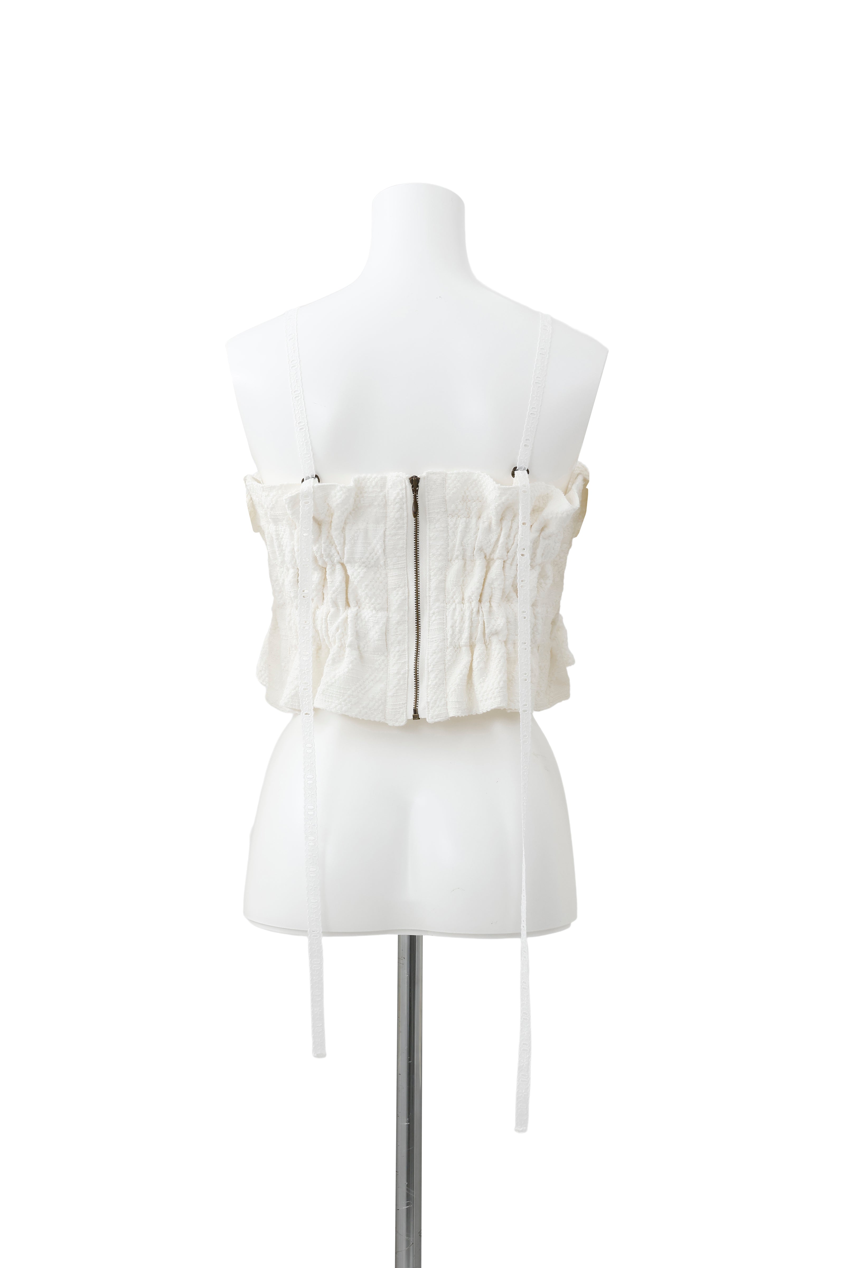 Bouquet bustier - White