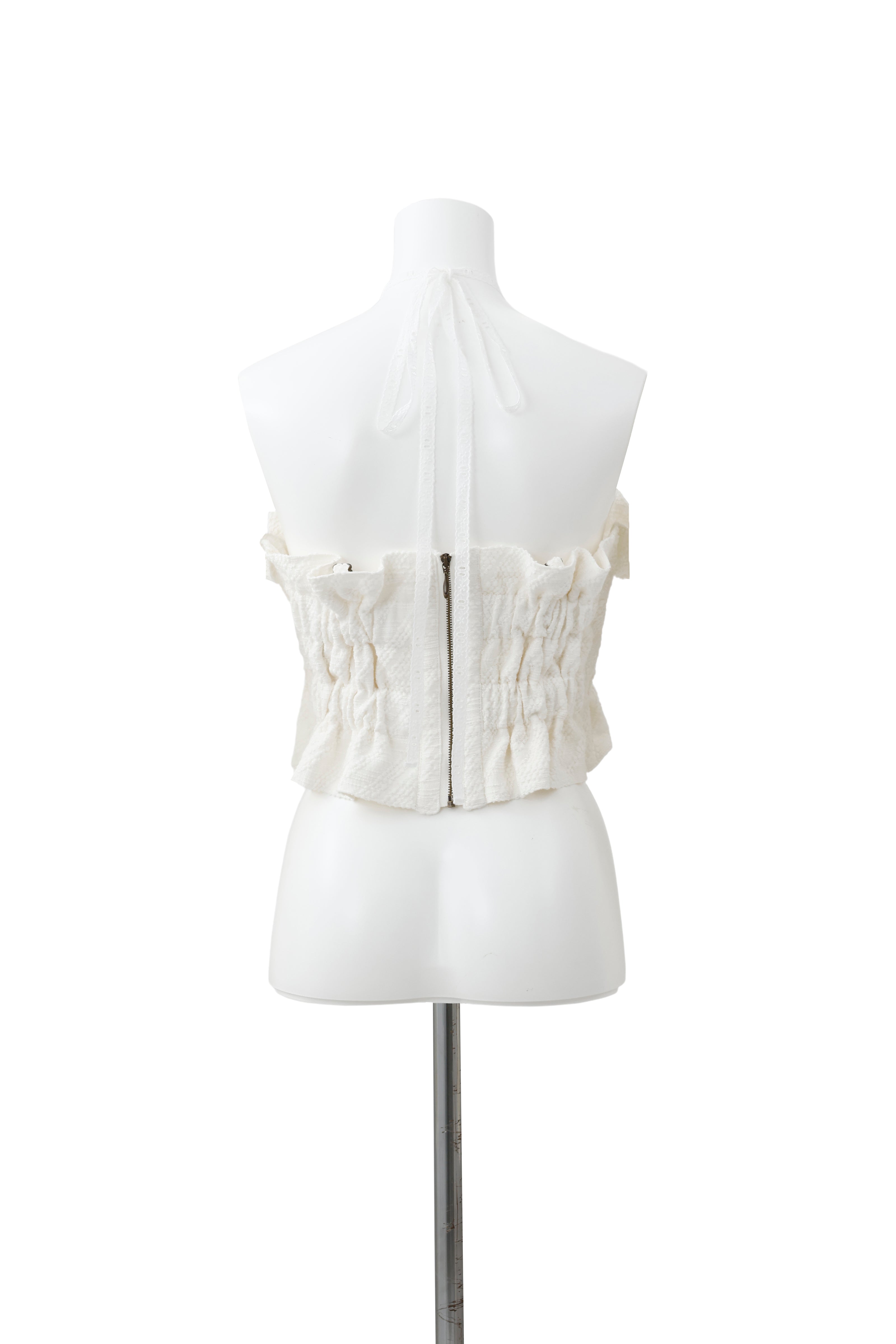 Bouquet bustier - White