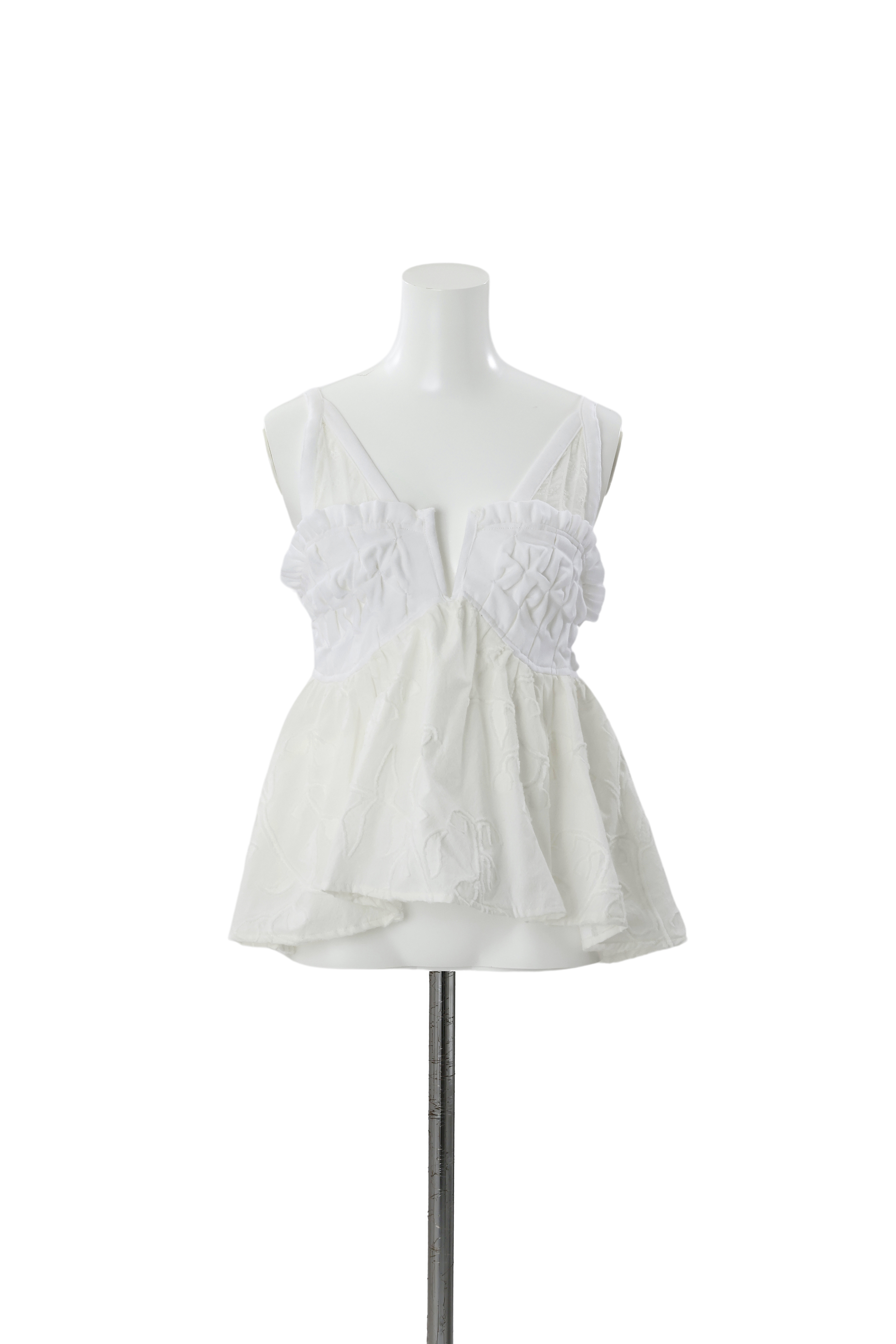 Petal bustier - White
