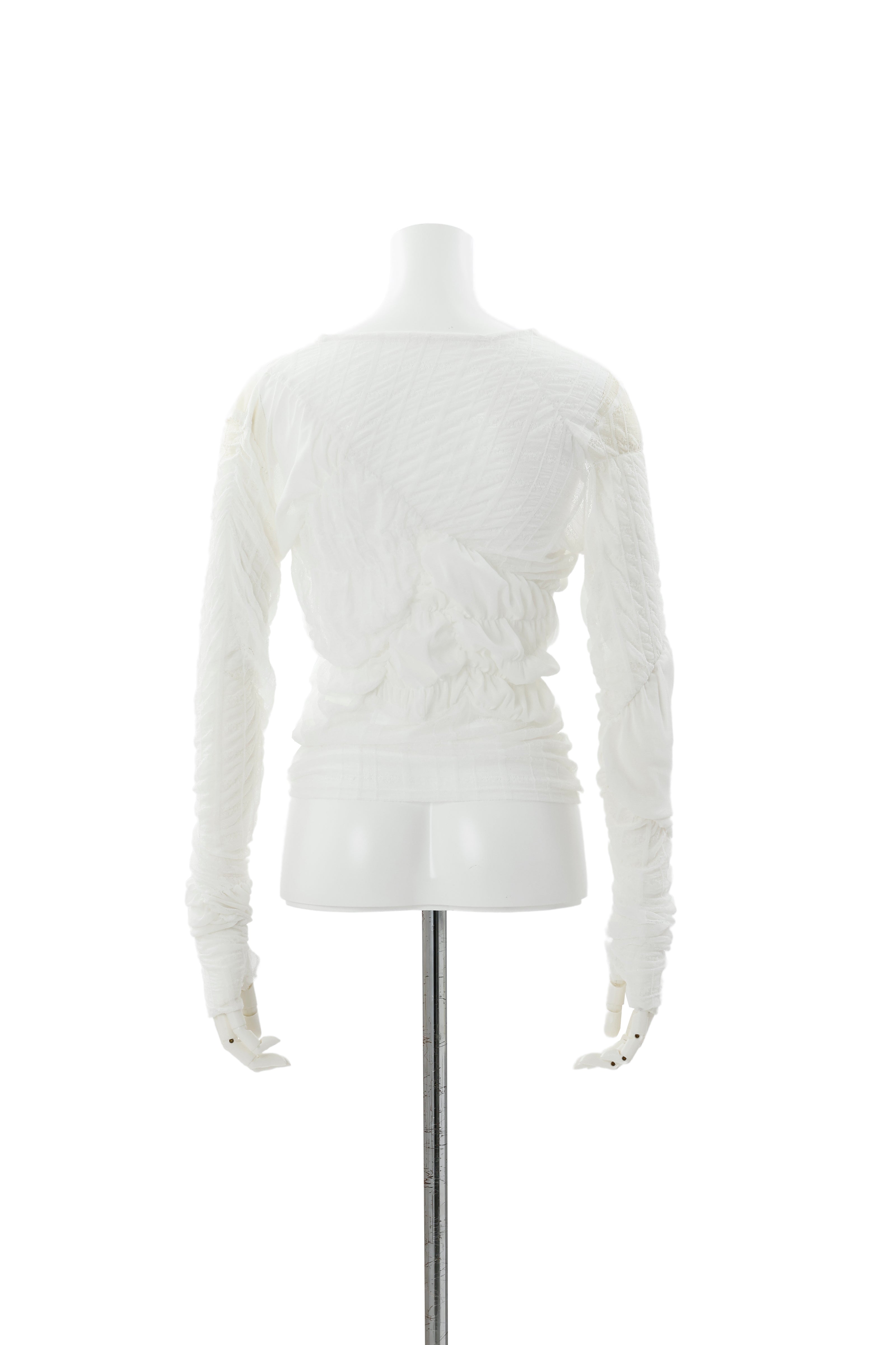 Garden bouquet pullover - white