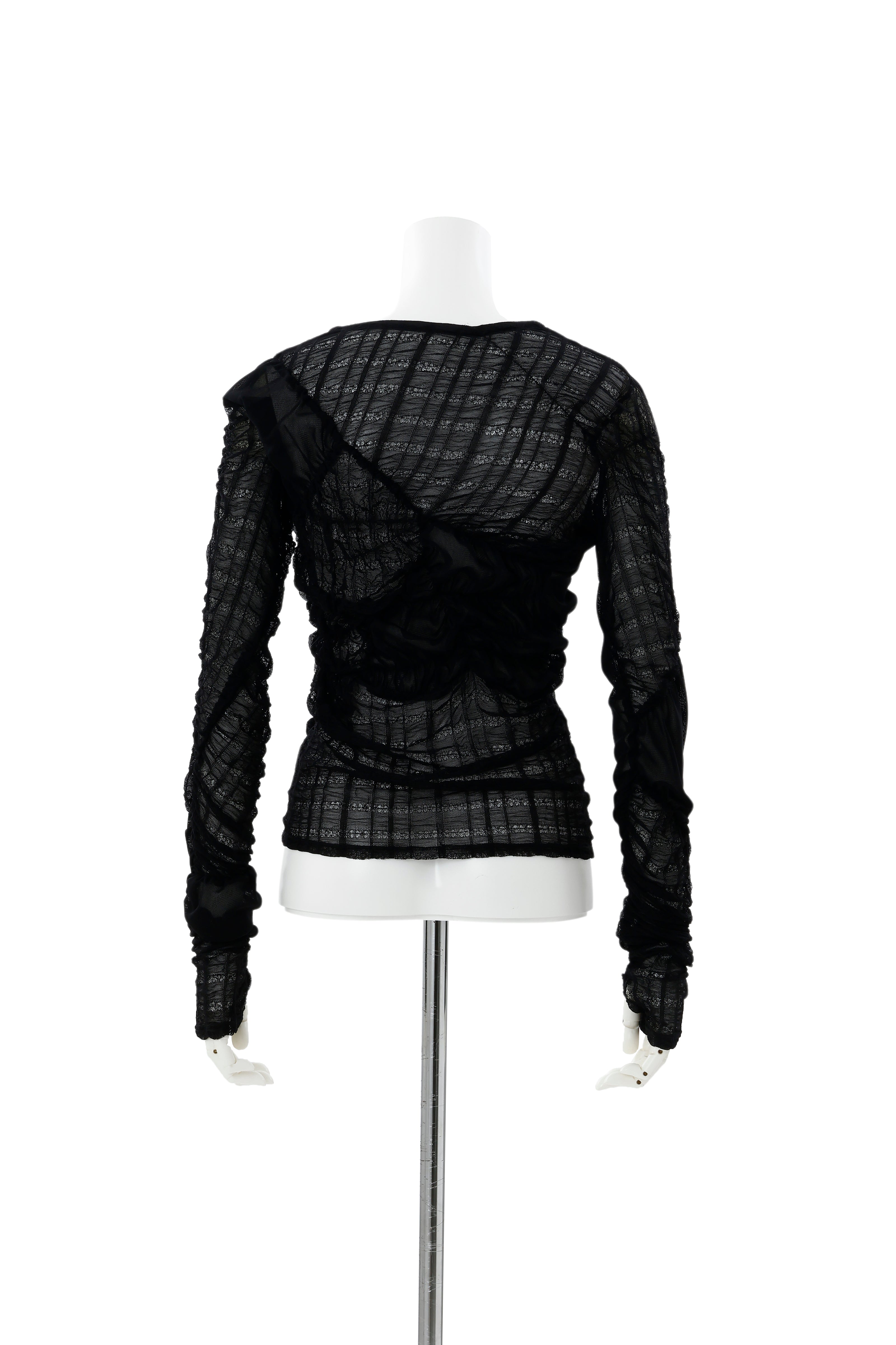 Garden bouquet pullover - Black