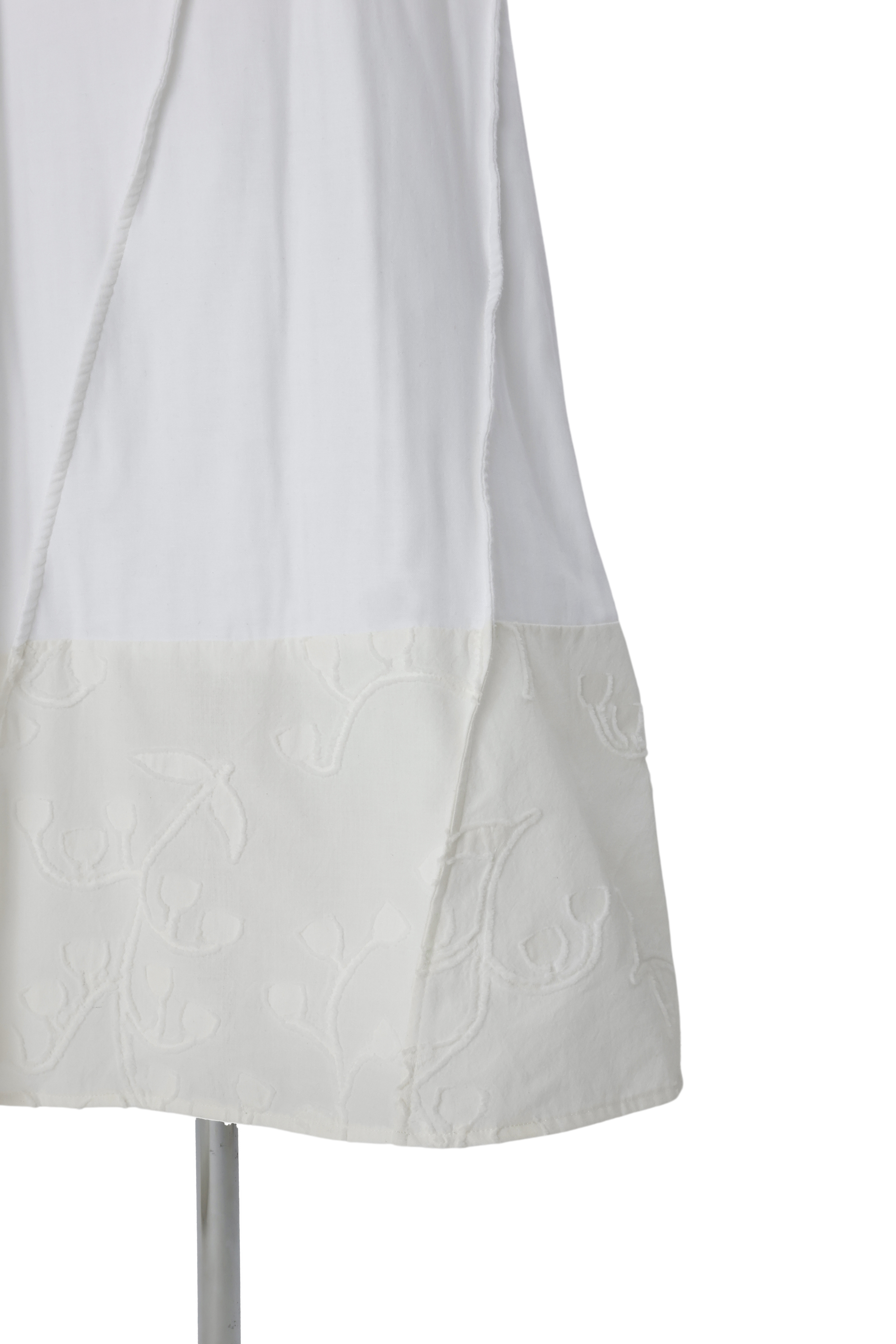 Petal diagonally skirt - White