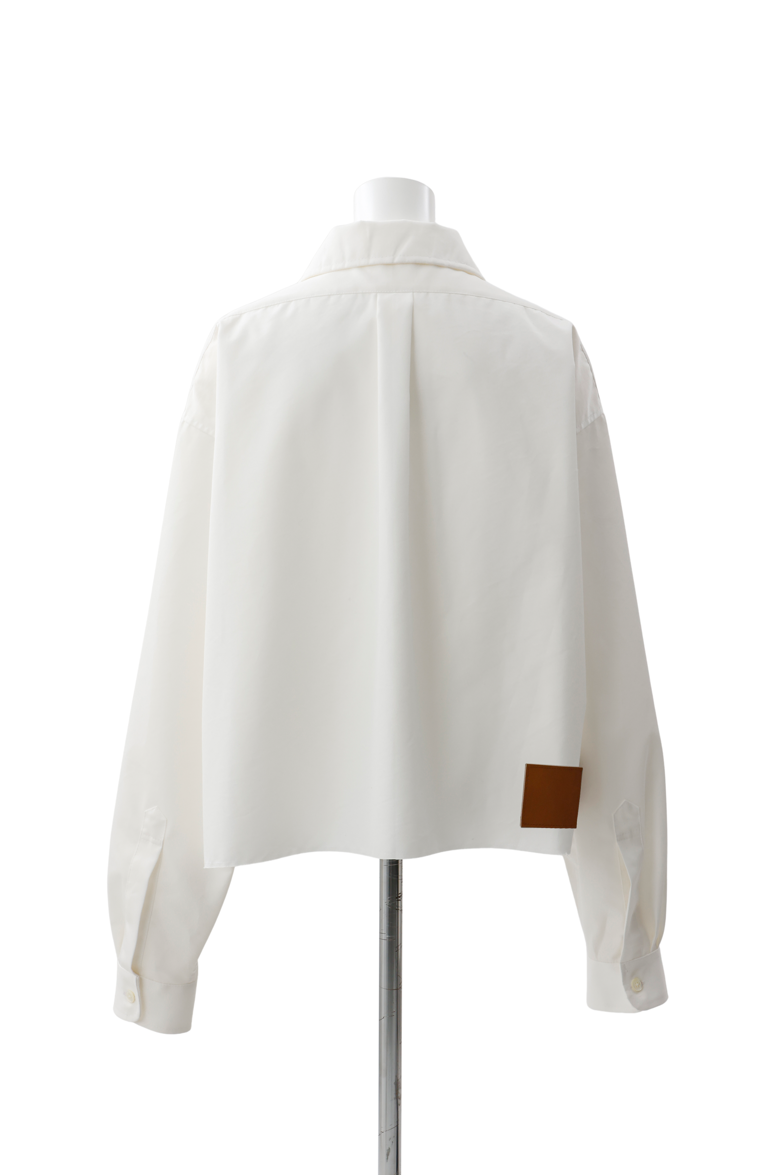 Zip shirt jacket - White