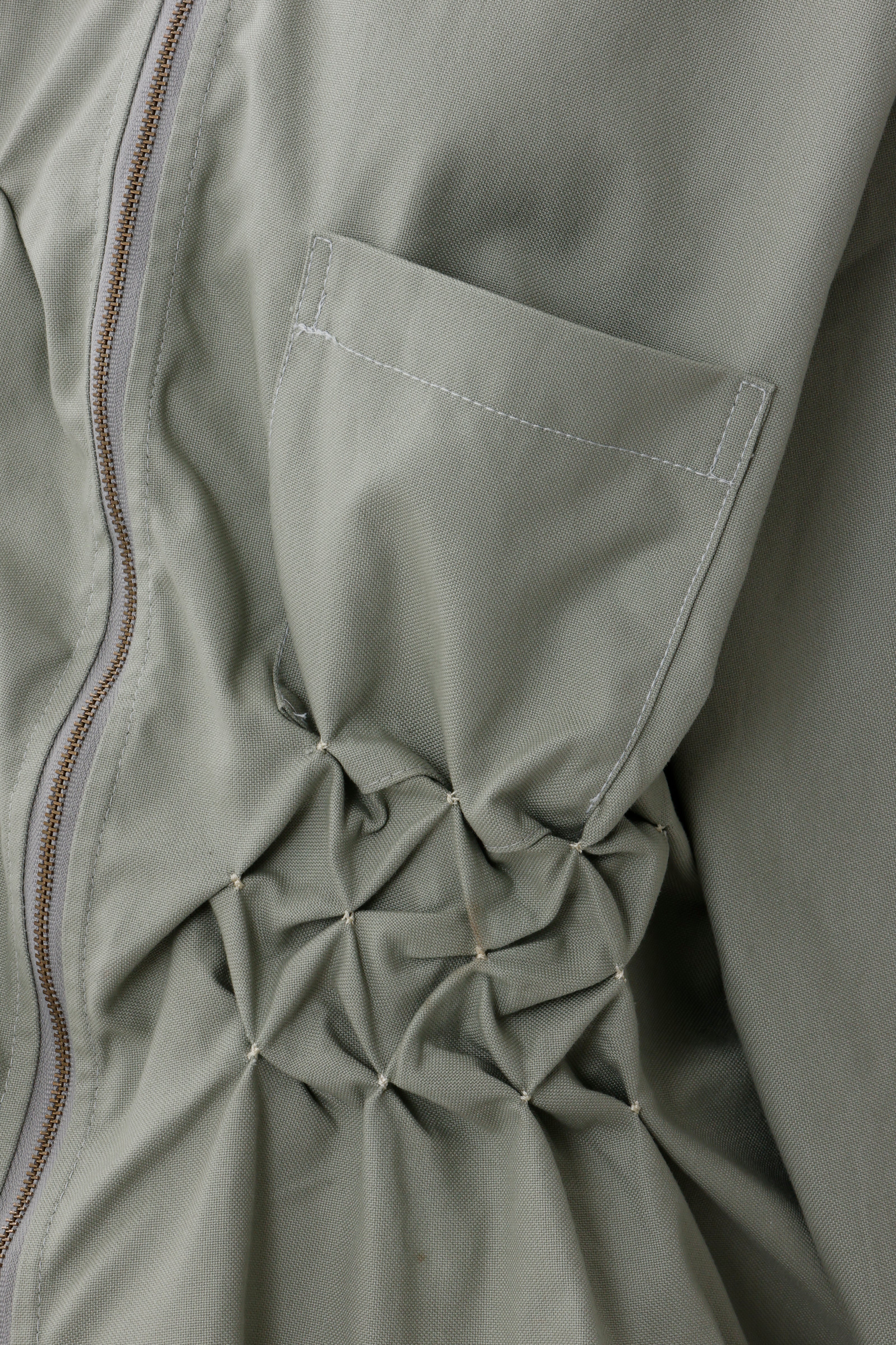 Zip shirt jacket - Green