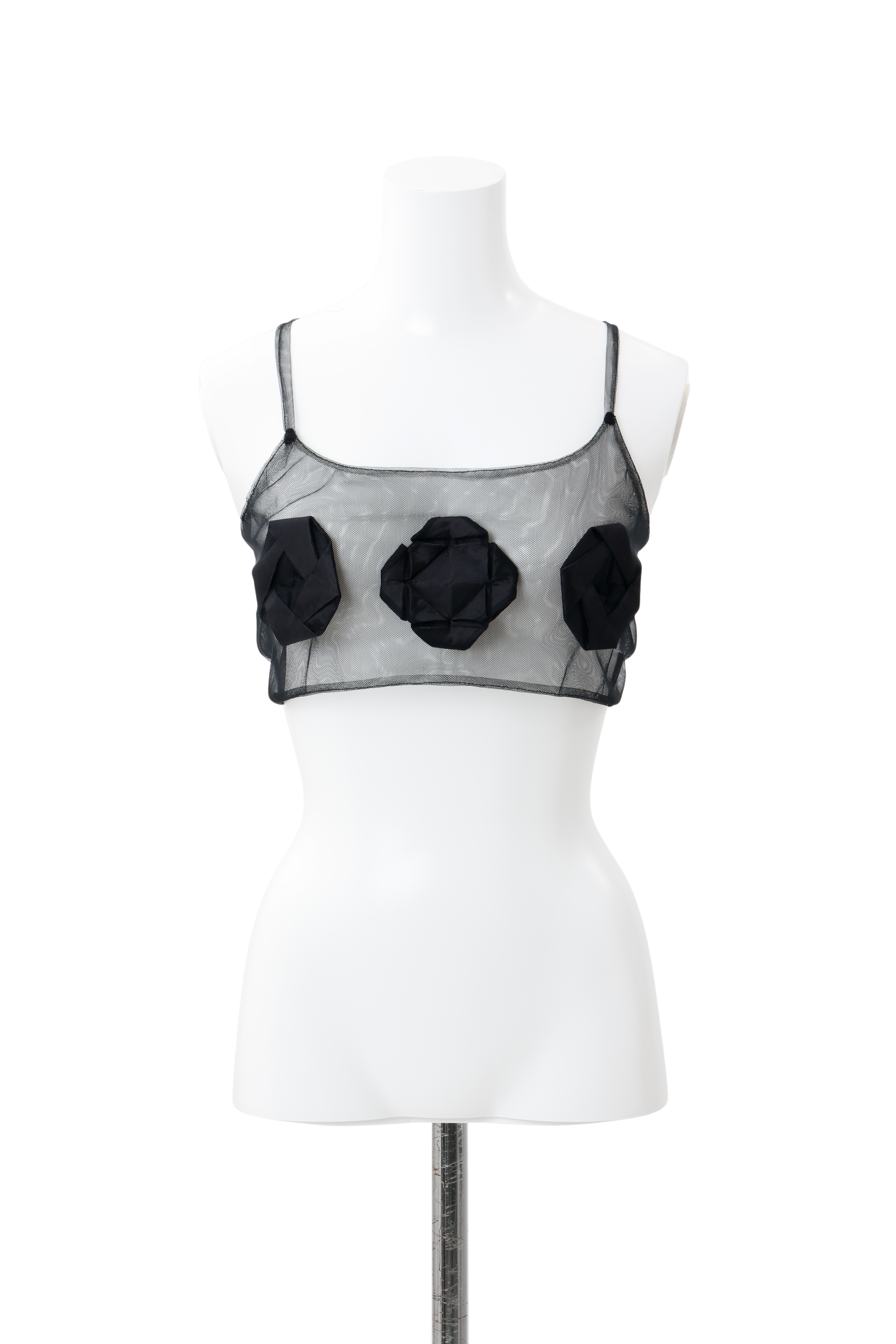 Origami veil tops - Black