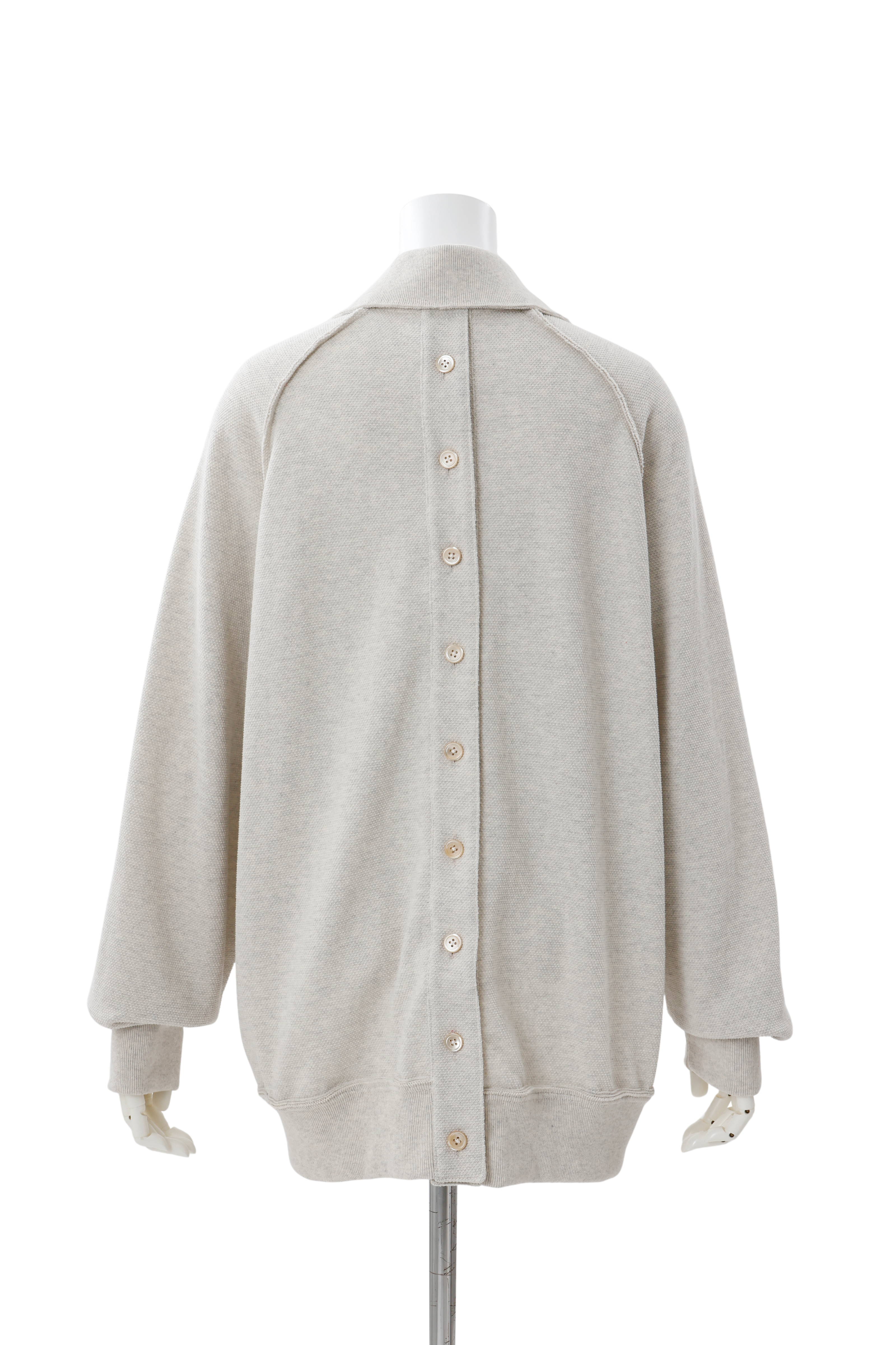 Raw edge loose polo - Beige