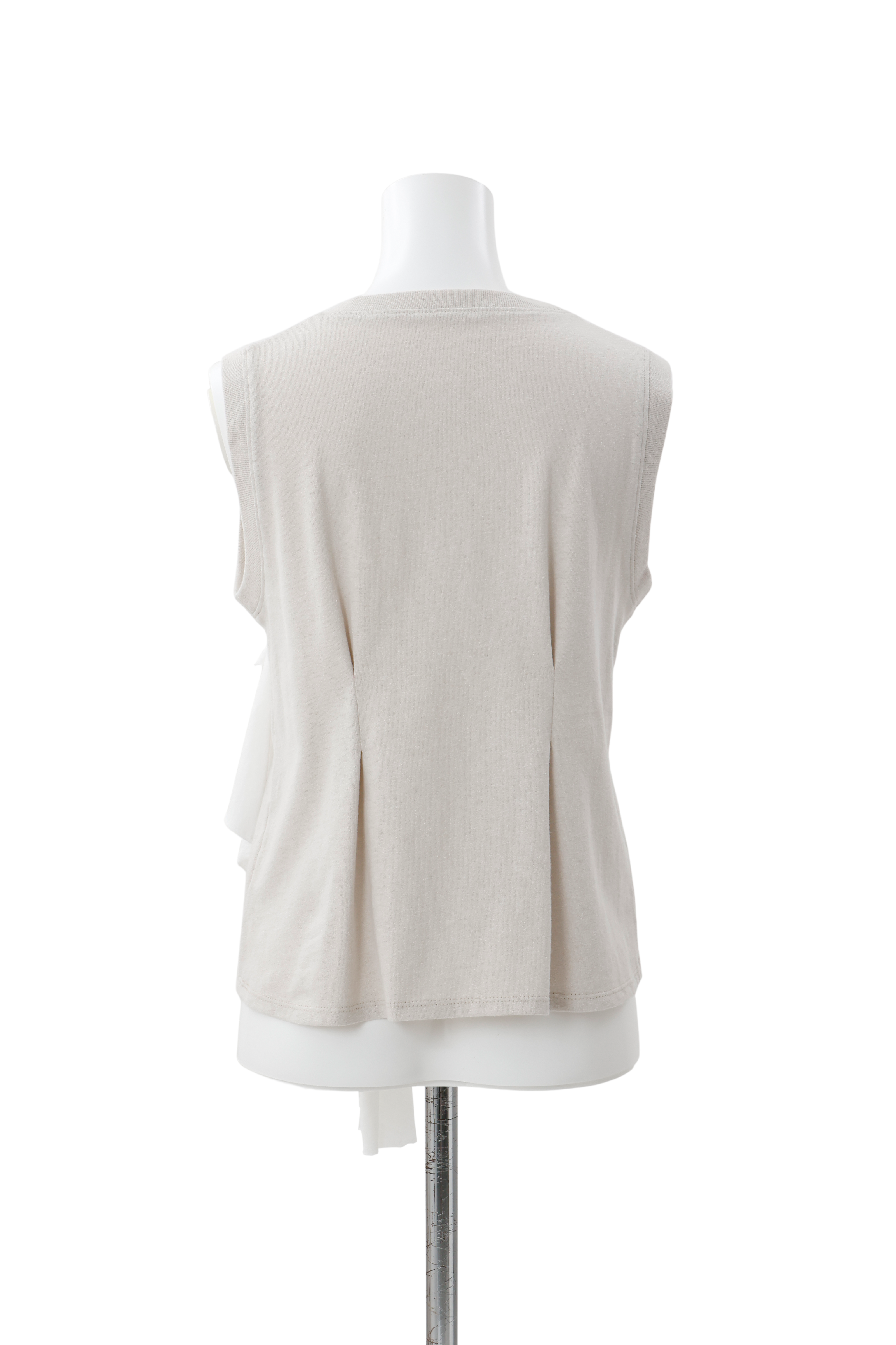 Drape cut pullover - Beige