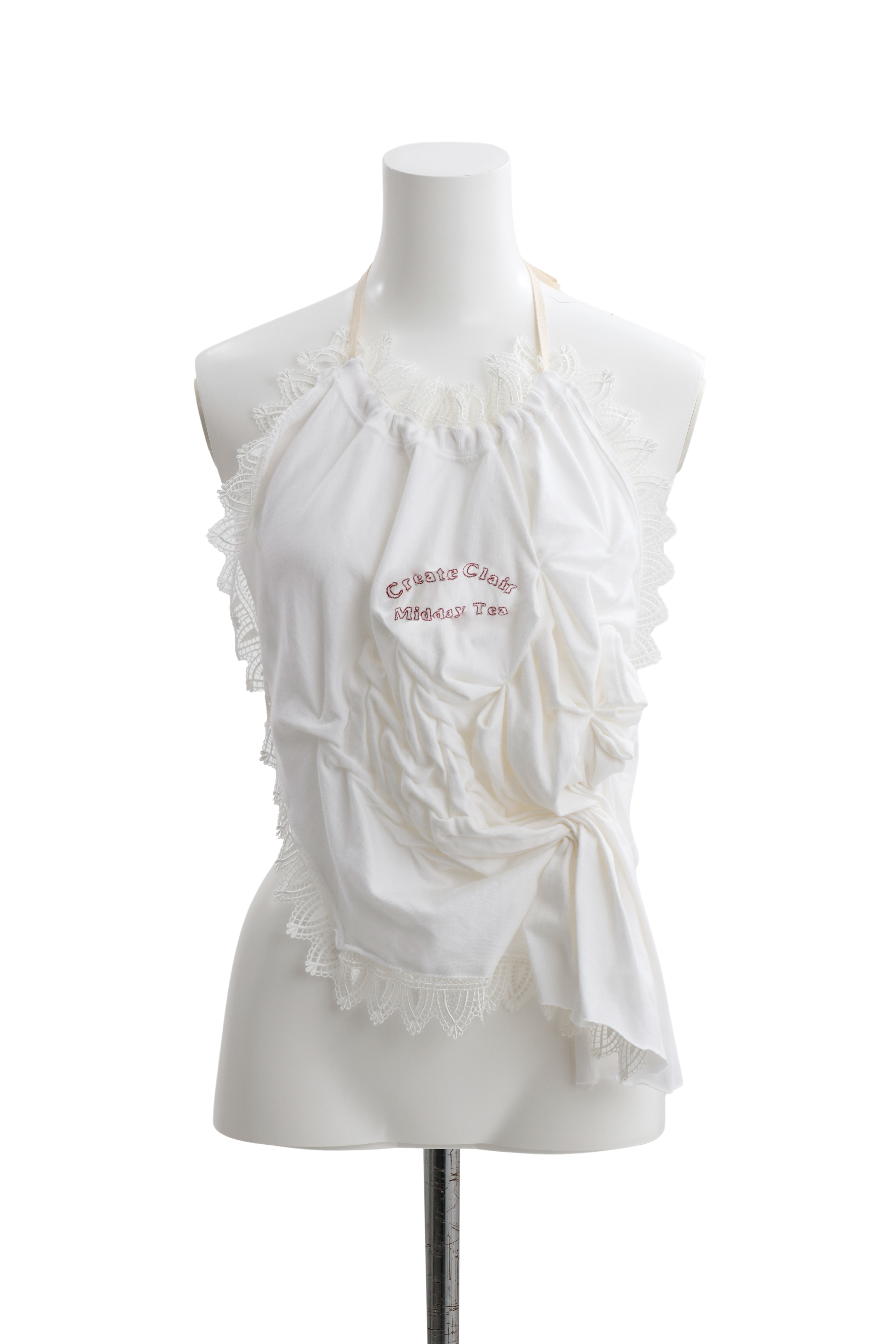 Tee-bustier - White