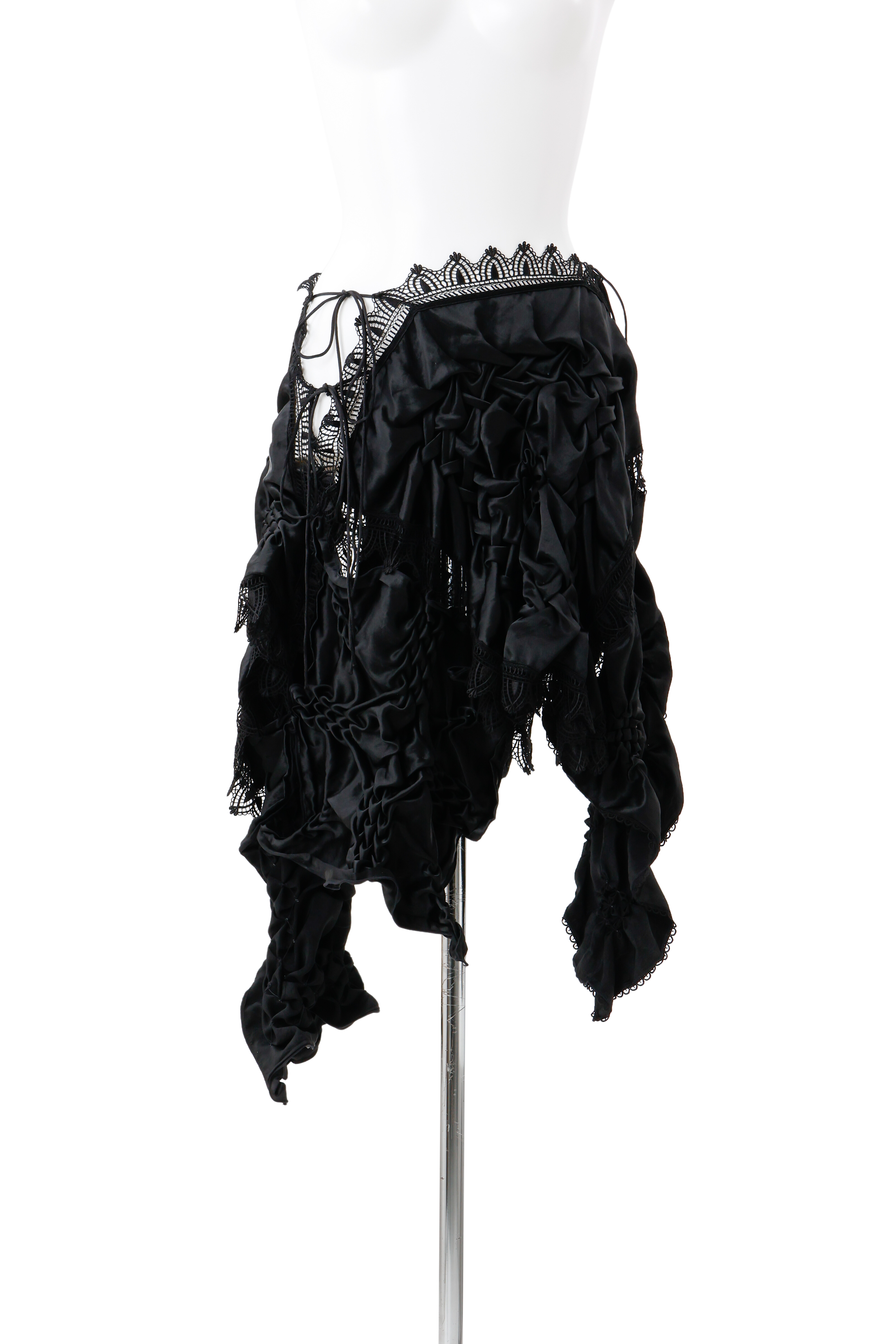 Smocking veill skirt - Black