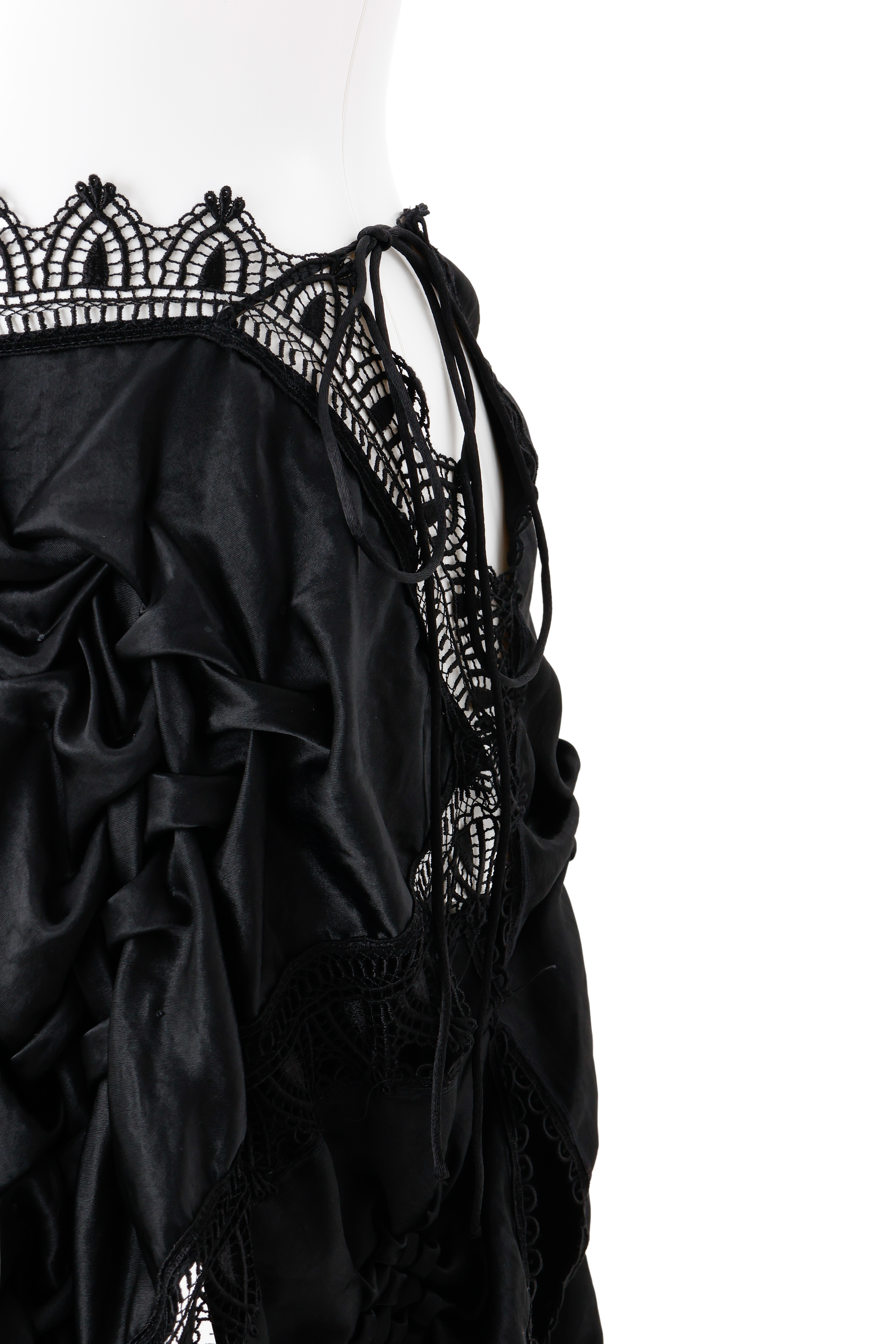 Smocking veill skirt - Black