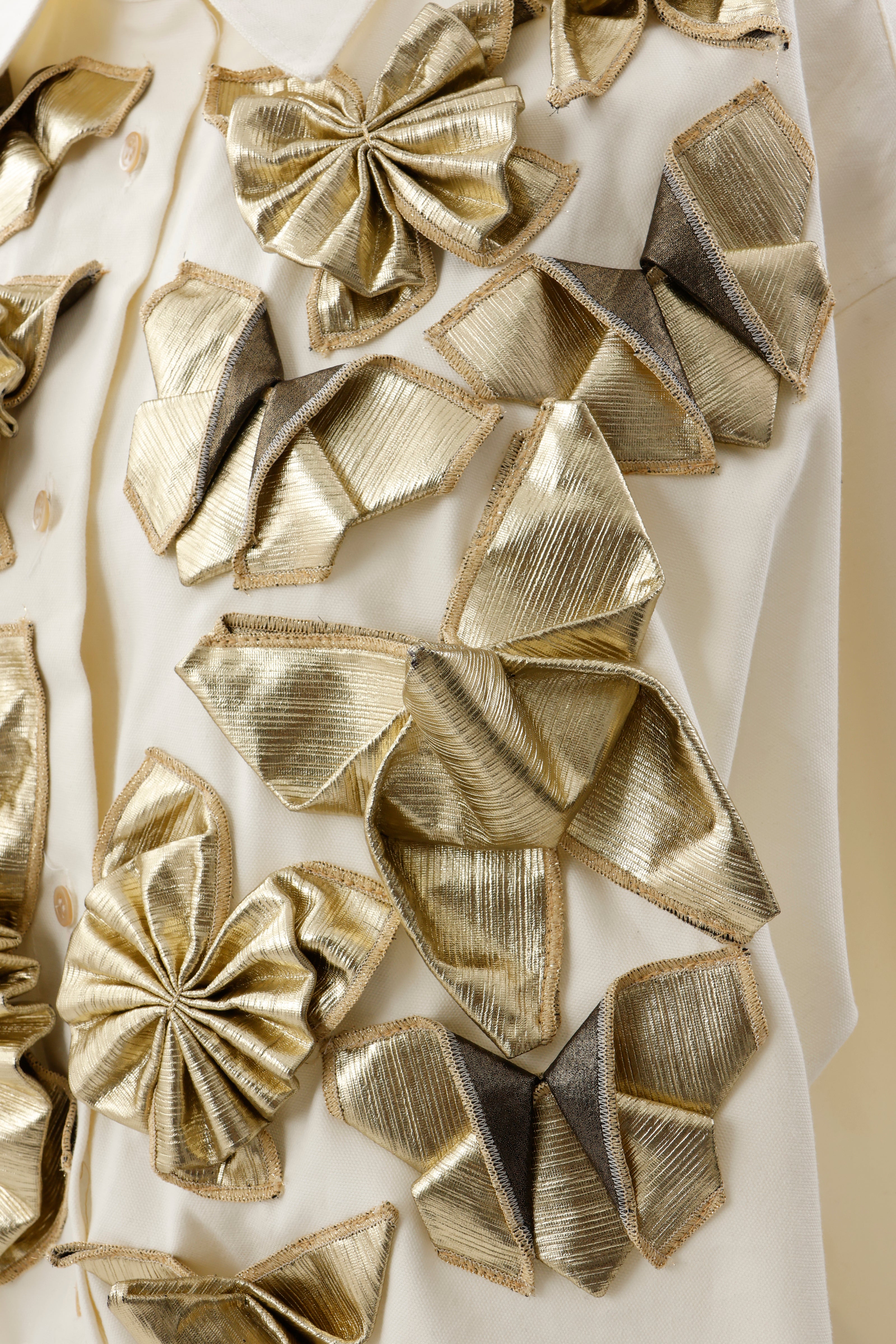 Origami shirt - Gold