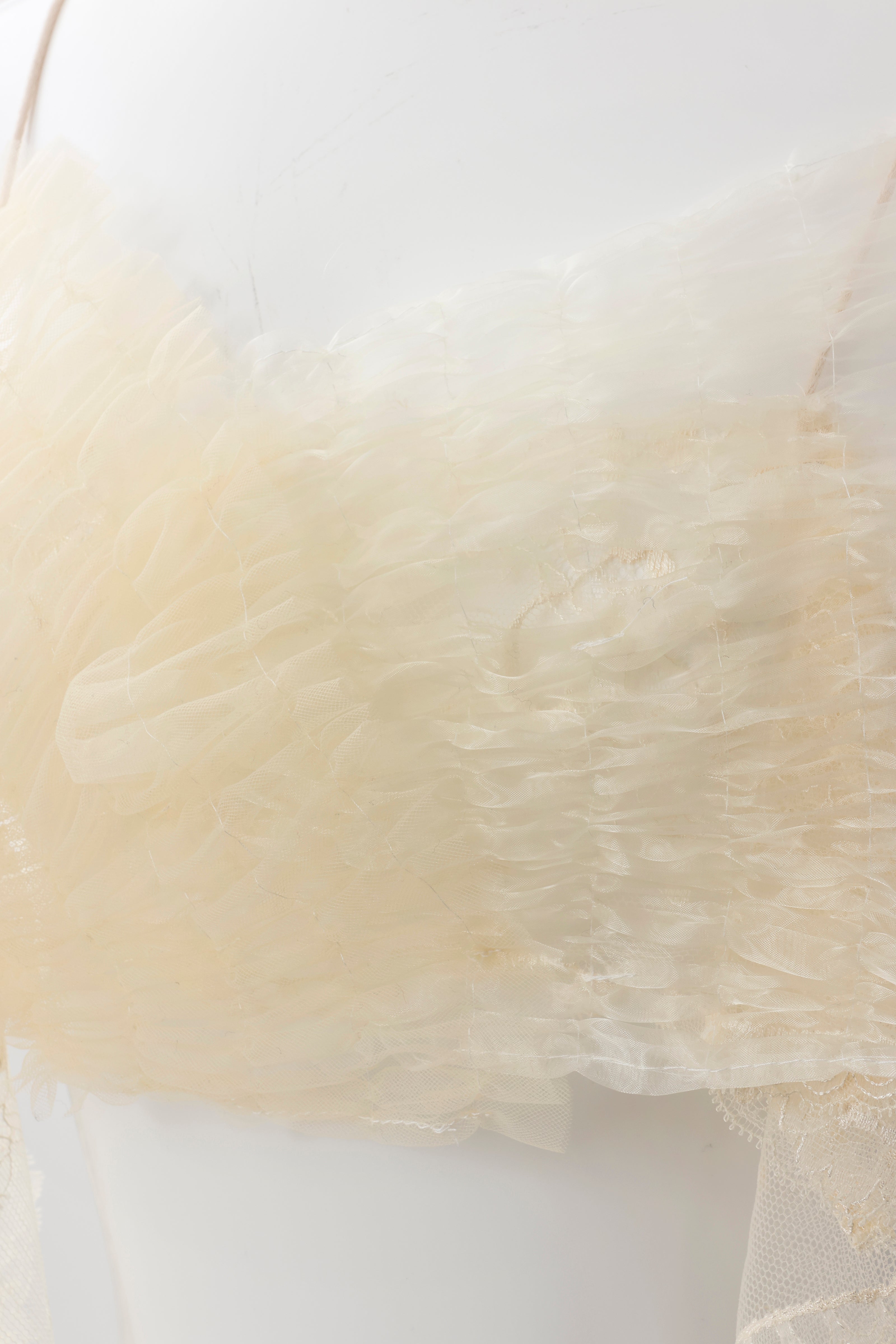 Pleatting bustier - Ivory