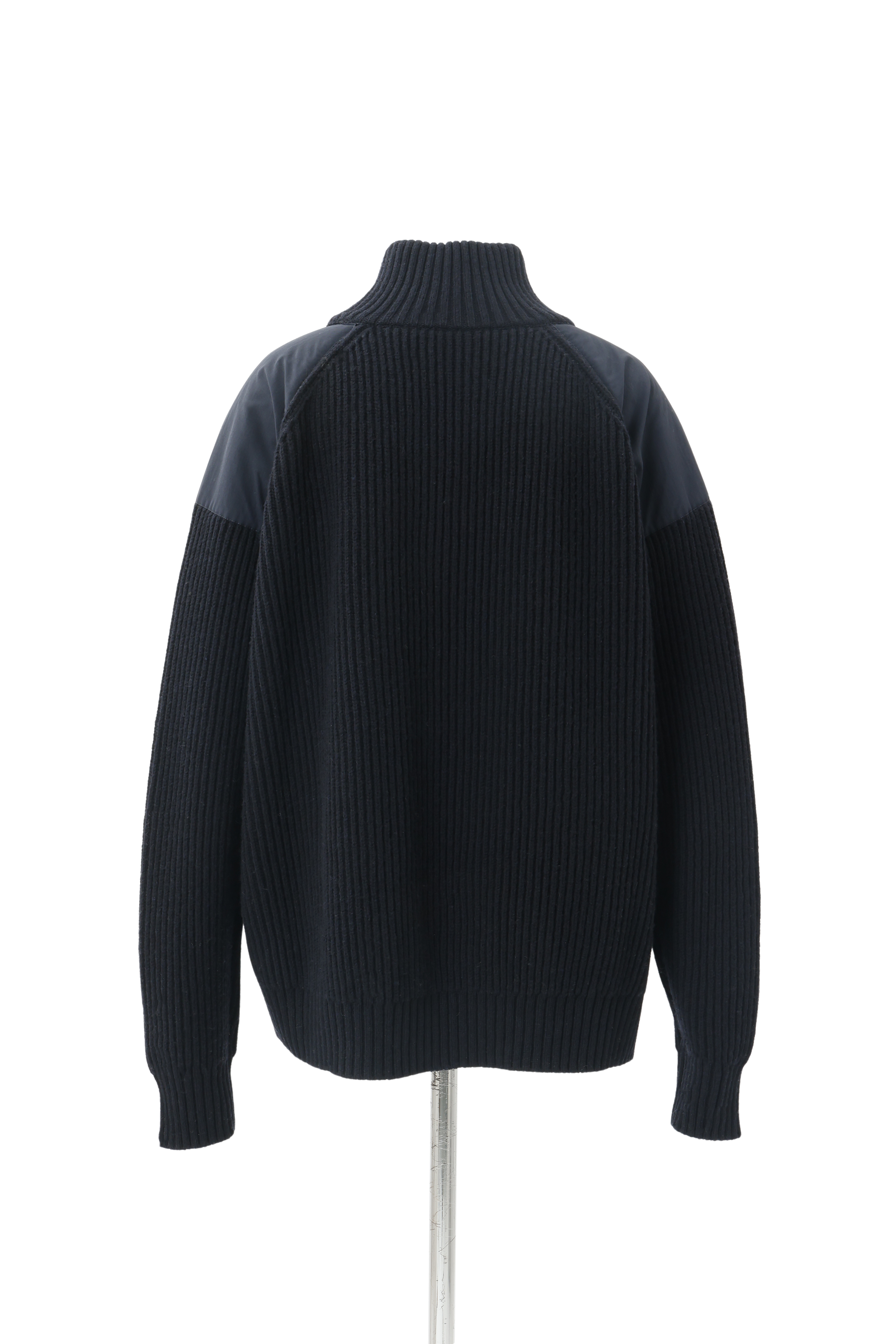 Pleatting Command Sweater - Navy