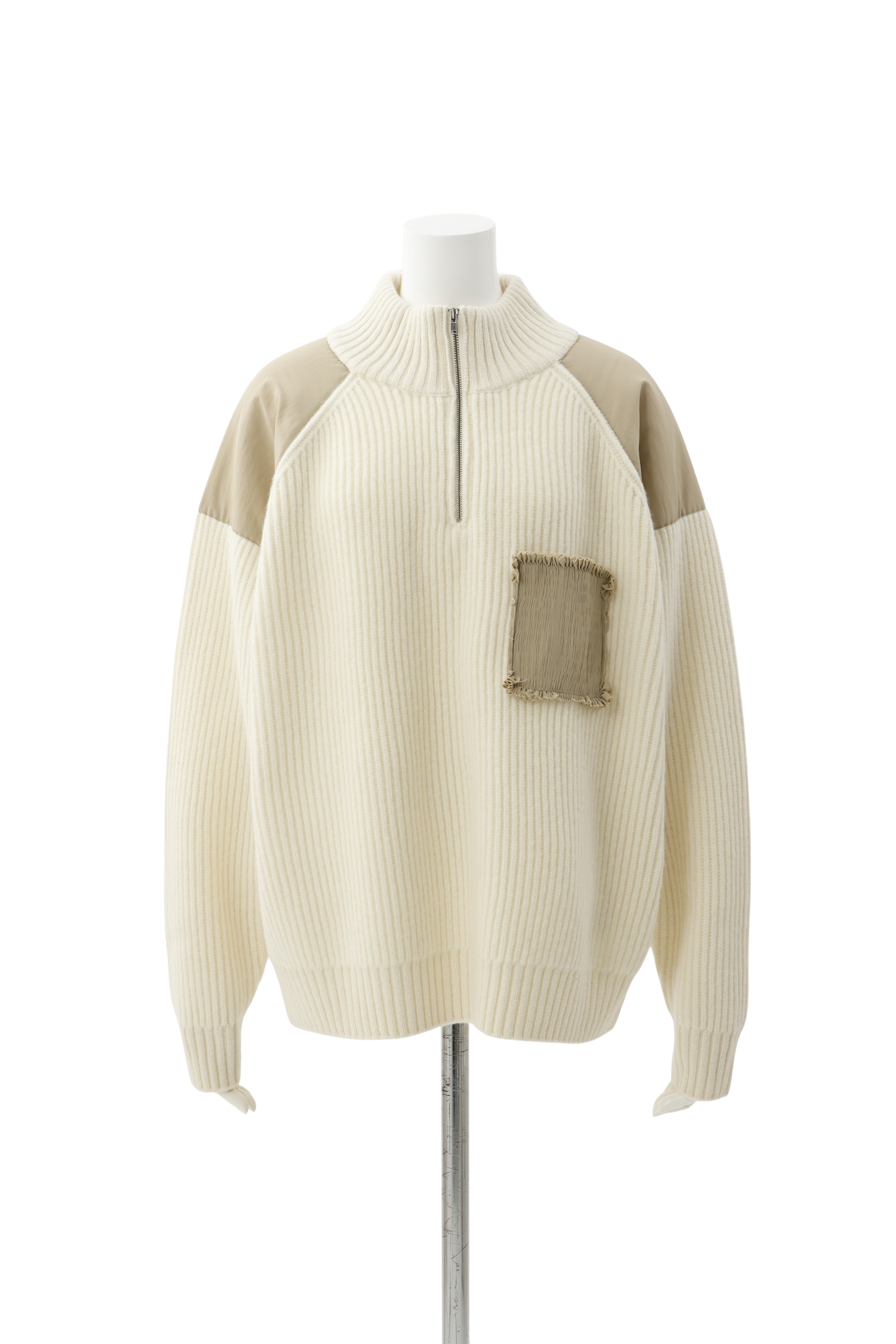 Pleatting Command Sweater - Ivory