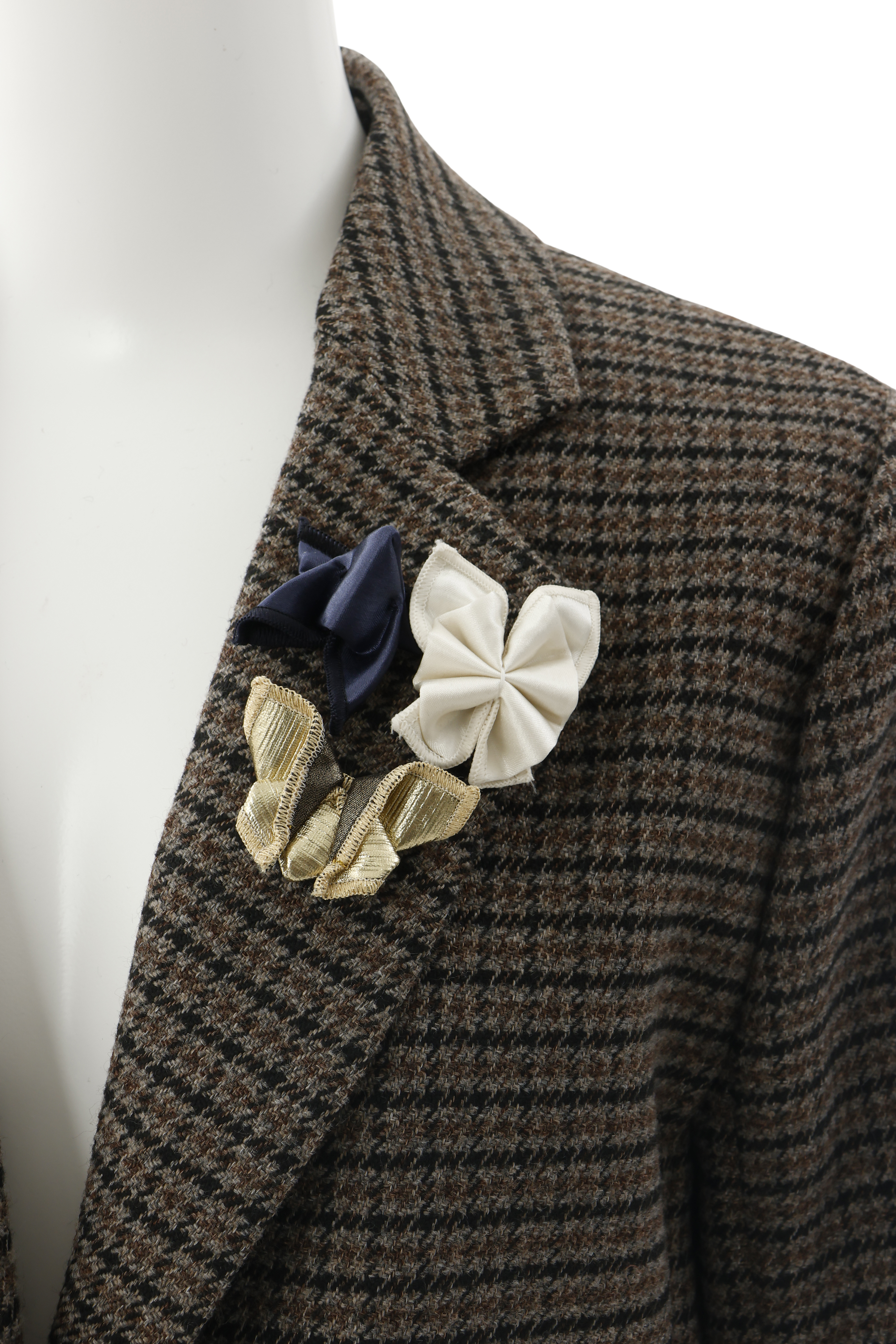 Origami jacket - Gray tweed