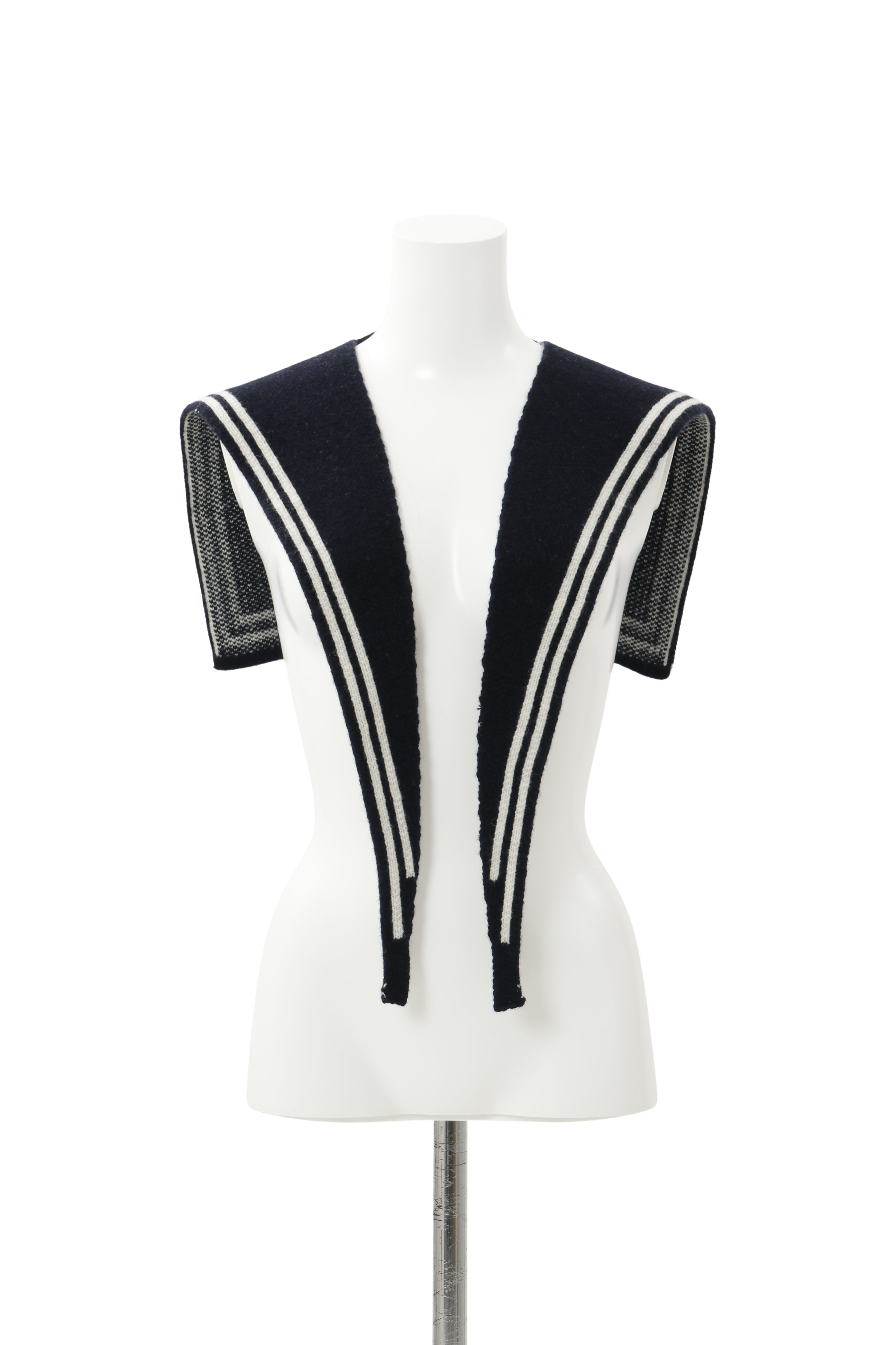Knit sailor collar - Navy