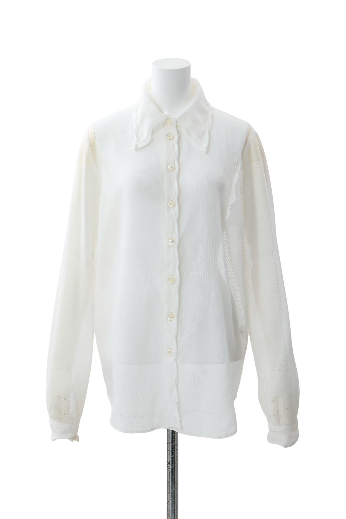 Twist edge karami shirt - Off-white