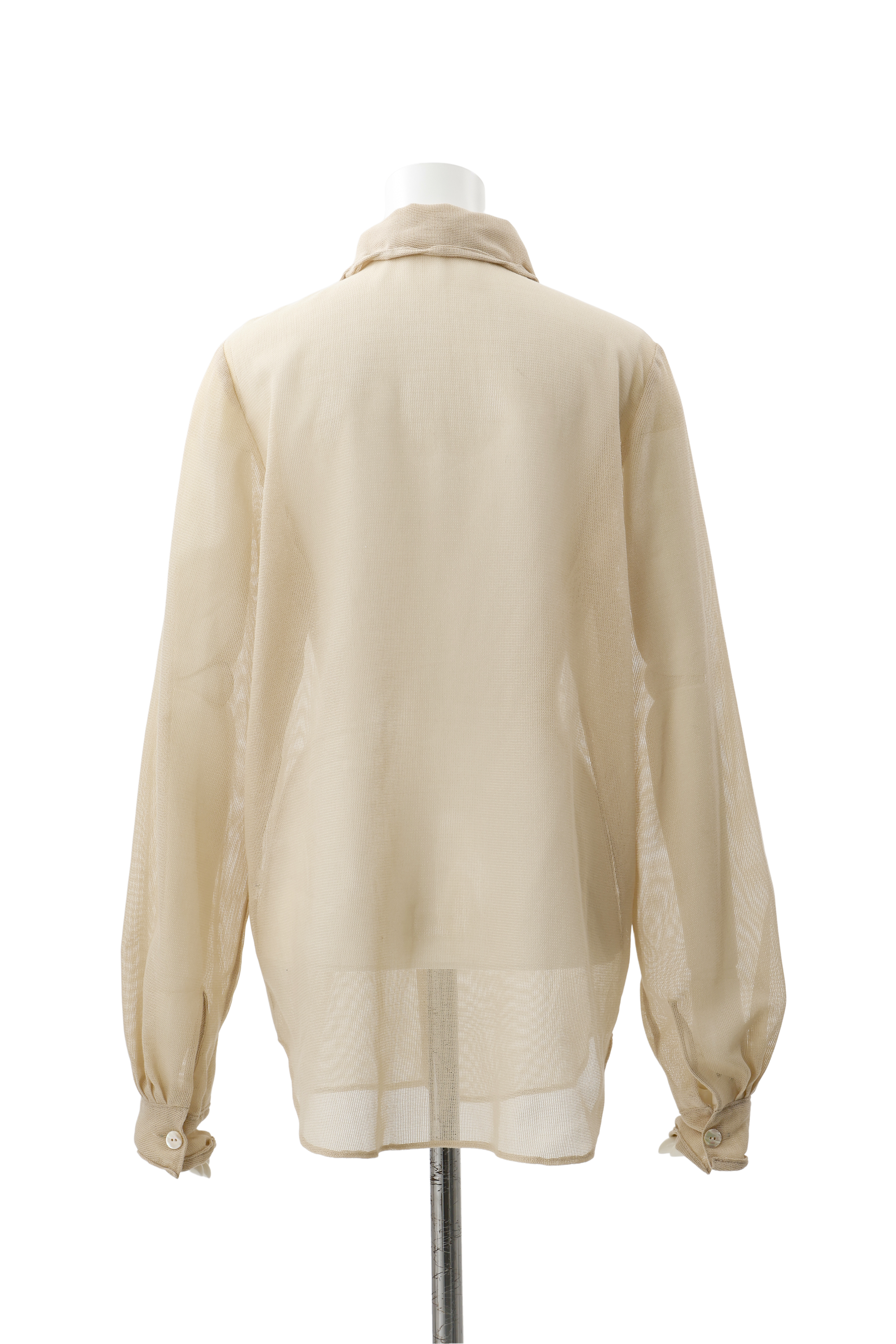 Twist edge karami shirt - Beige