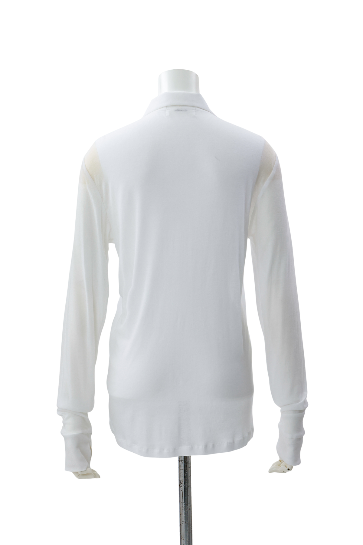 Sheer polo shirt - Off-white