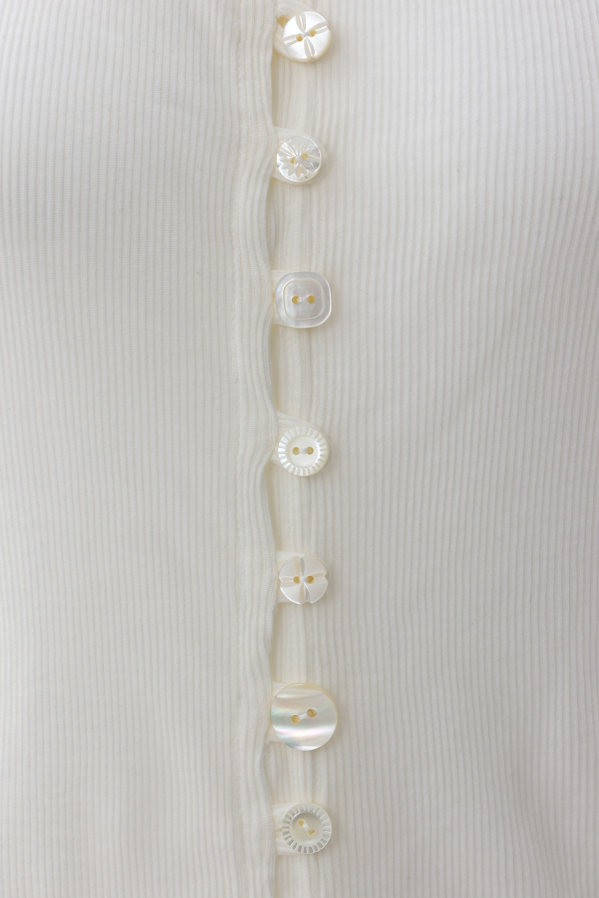 Sheer shell cardigan - Off-white