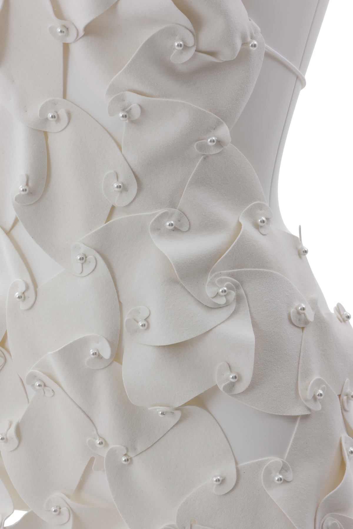 Puzzle assemble apron - Off-white