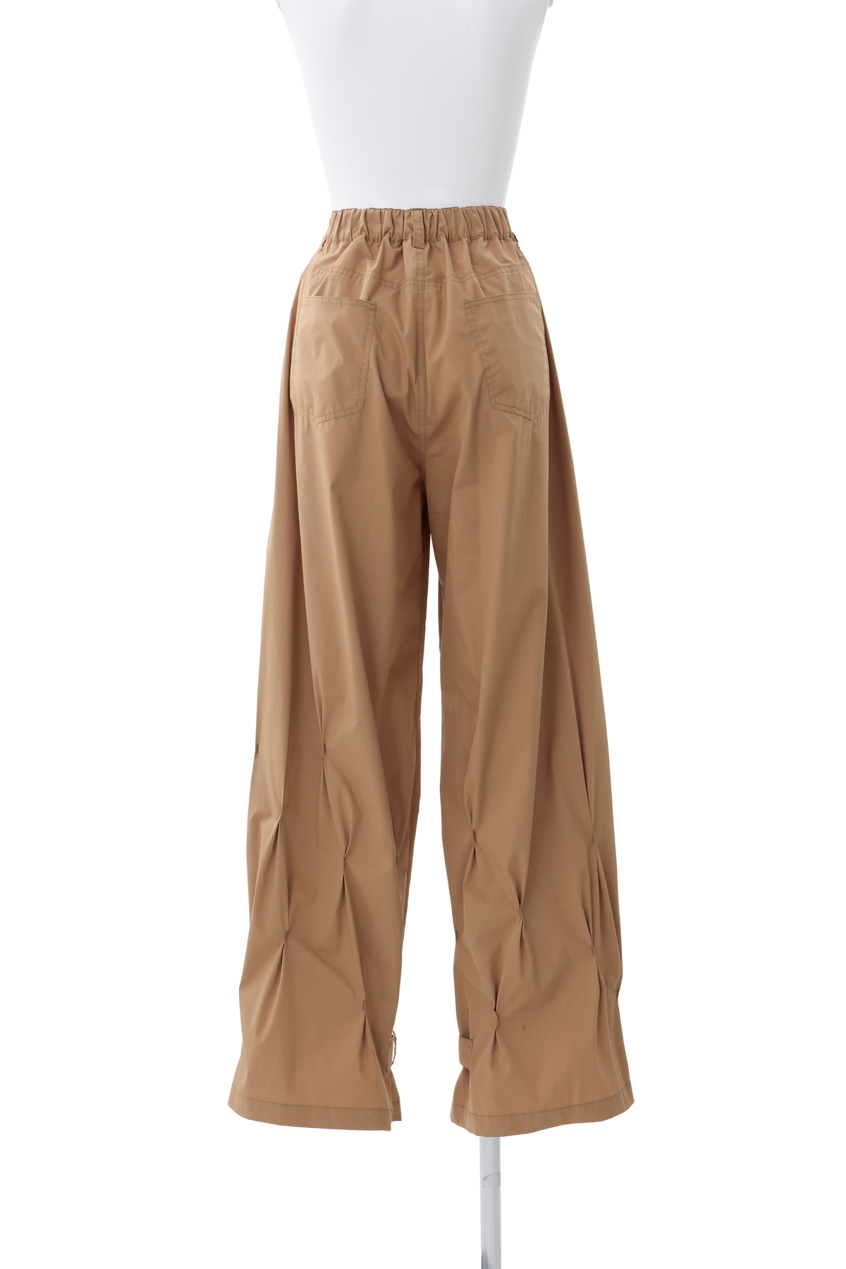 Tuck palazzo pants - Camel